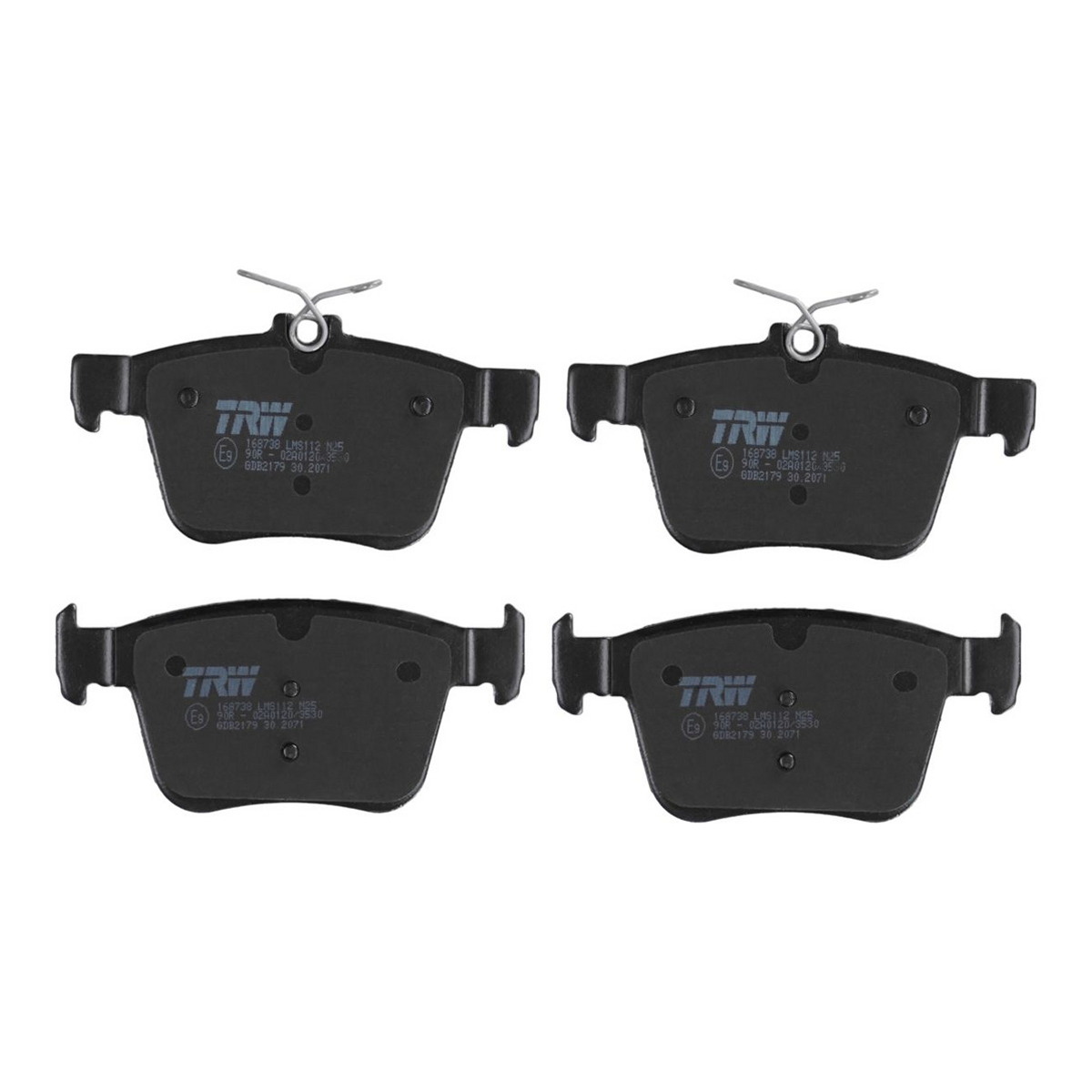 Комплект гальмівних колодок задн , AUDI A3, Q2, Q3, TT, CUPRA ATECA, SEAT ATECA, LEON, LEON SC, LEON ST, TARRACO, SKODA KAROQ, SUPERB III, VW ARTEON, ARTEON SHOOTING BRAKE 1.0-Electric 04.12- фото 6