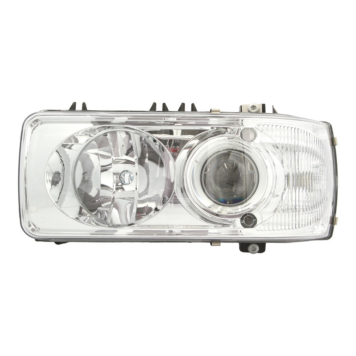 Фара лів (D2S/H1/PY21W/W5W, електричн, з мотором, колір відбивача: хром, колір повороту: білий) DAF CF 65, CF 75, CF 85, LF 45, LF 55, XF 105, XF 95 01.01- фото 3