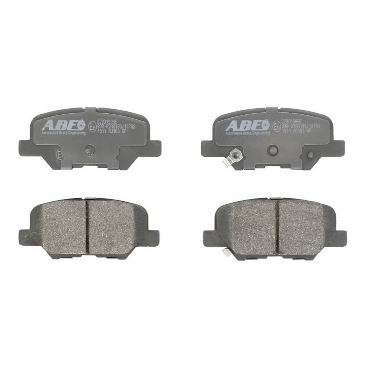 Комплект гальмівних колодок задн , CITROEN C4 AIRCROSS, MAZDA 3, 6, MITSUBISHI ASX, OUTLANDER III, PEUGEOT 4008 1.6-3.0 02.10-