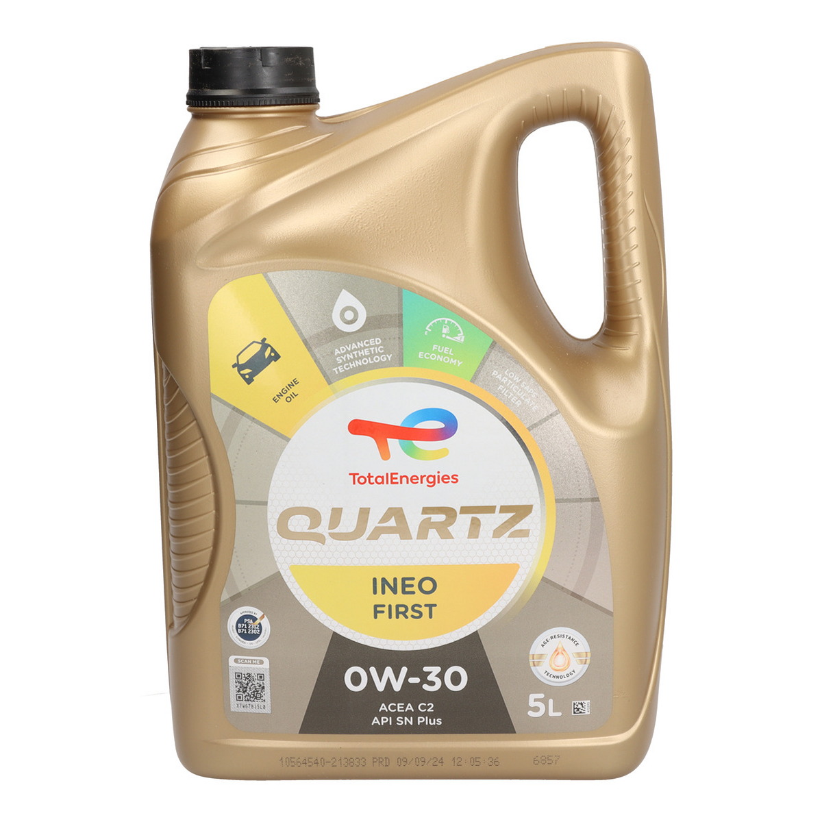 Моторна олива Quartz INEO (5L) 0W30 , ACEA C2, CITROEN B71 2312, FIAT 9.55535 DS1, FIAT 9.55535 GS1, JAGUAR 03.5007, LAND ROVER 03.5007, PEUGEOT B71 2312, PSA B71 2302, TOYOTA фото 11
