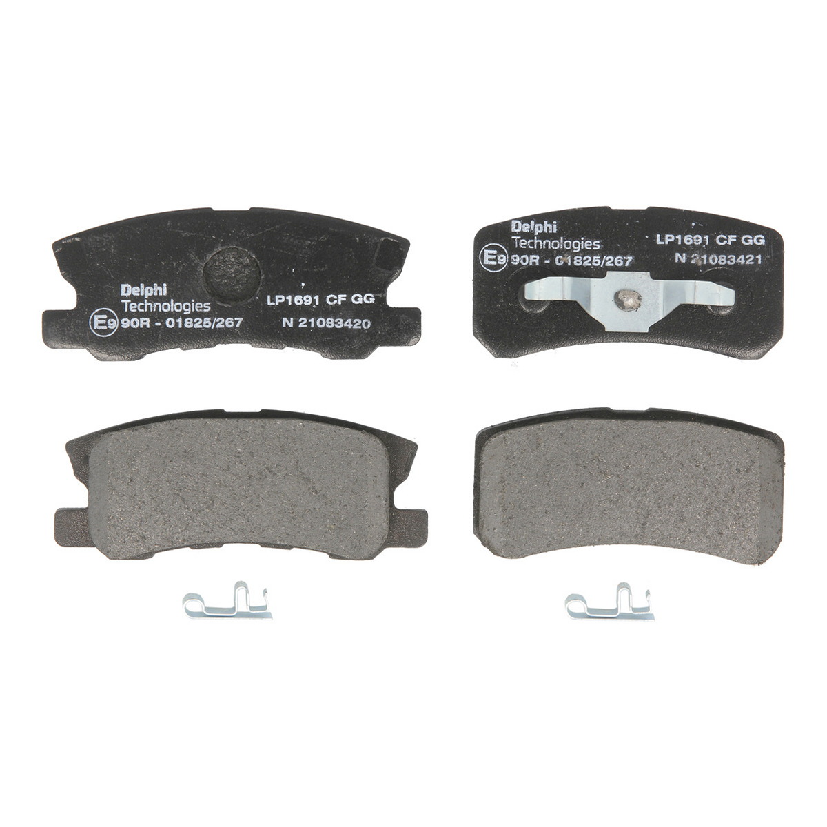 Комплект гальмівних колодок задн , CHRYSLER 200, SEBRING, CITROEN C-CROSSER, C-CROSSER ENTERPRISE, C4 AIRCROSS, DODGE AVENGER, CALIBER, JEEP COMPASS, PATRIOT, LANCIA FLAVIA 1.6-3.8 04.00-