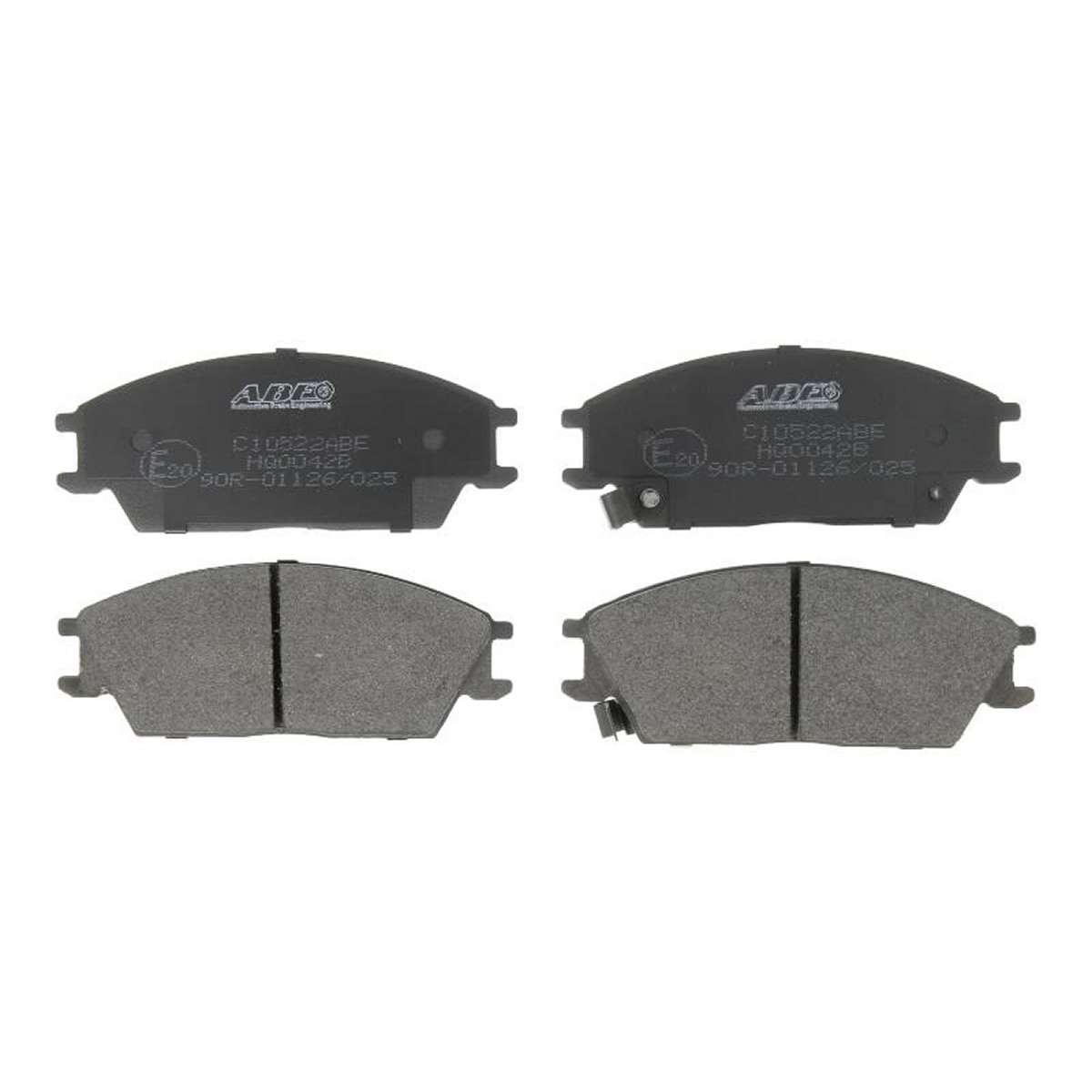 Комплект гальмівних колодок передн , HONDA ACCORD II, HYUNDAI ACCENT, ACCENT I, ACCENT II, ACCENT III, ELANTRA III, GETZ, LANTRA I, LANTRA II, PONY, PONY / EXCEL, S 1.1-2.0 09.83-12.10