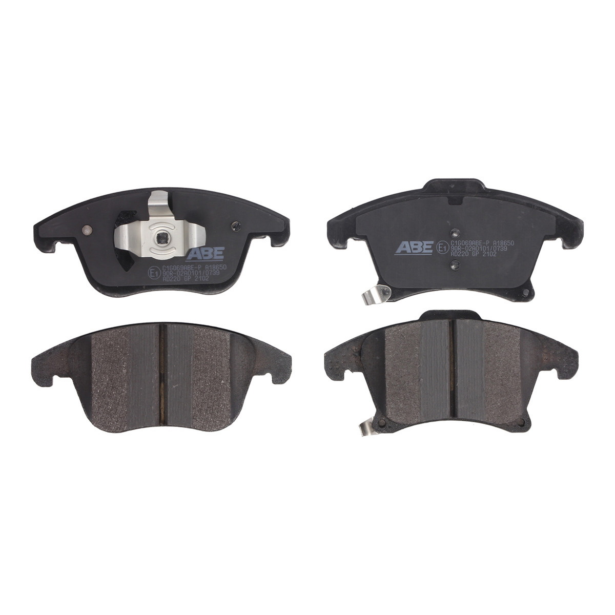 Комплект гальмівних колодок передн , FORD GALAXY III, GALAXY MK III, MONDEO V, S-MAX, FORD USA FUSION 1.0-2.5H 09.12-04.23