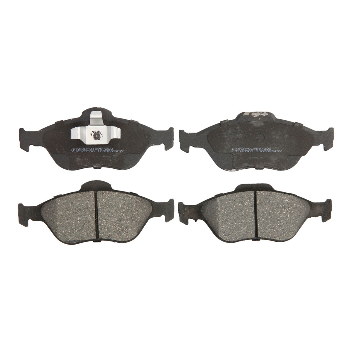 Комплект гальмівних колодок передн , FORD C-MAX II, ECOSPORT, FIESTA, FIESTA IV, FIESTA V, FOCUS II, FOCUS III, FUSION, KA, PUMA, STREET KA, MAZDA 121 III, 2, 3, 5 1.0-2.3 08.95-