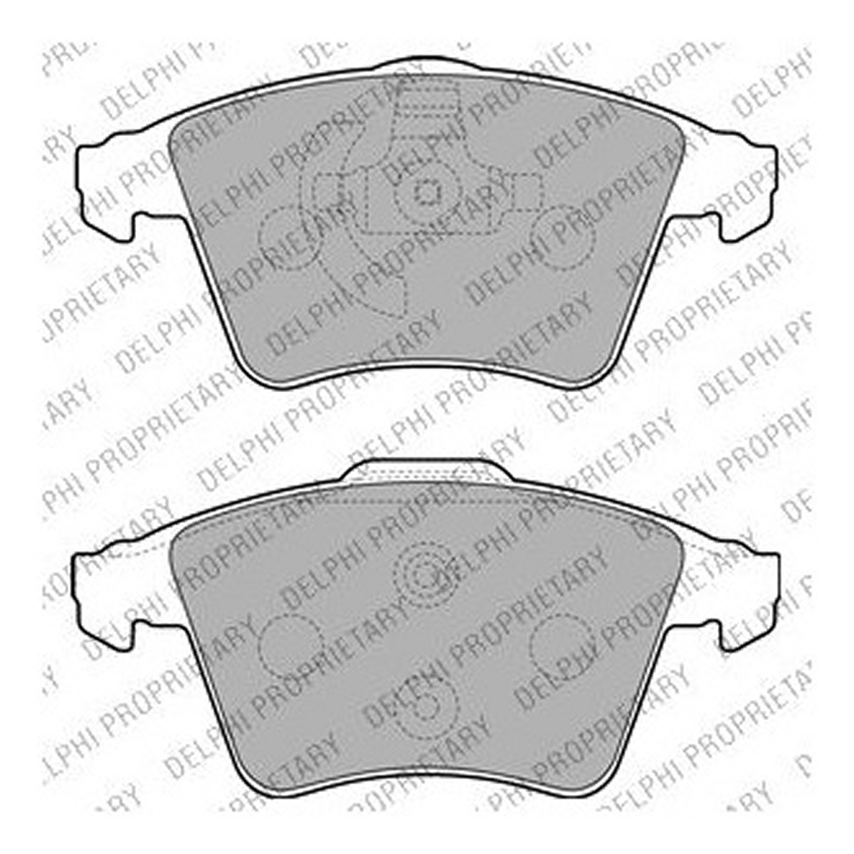 Комплект гальмівних колодок передн , VW CALIFORNIA T5 CAMPER, MULTIVAN T5, MULTIVAN T6, TRANSPORTER T5, TRANSPORTER T6 / CARAVELLE T6 1.9D-3.2 04.03-08.24 фото 4