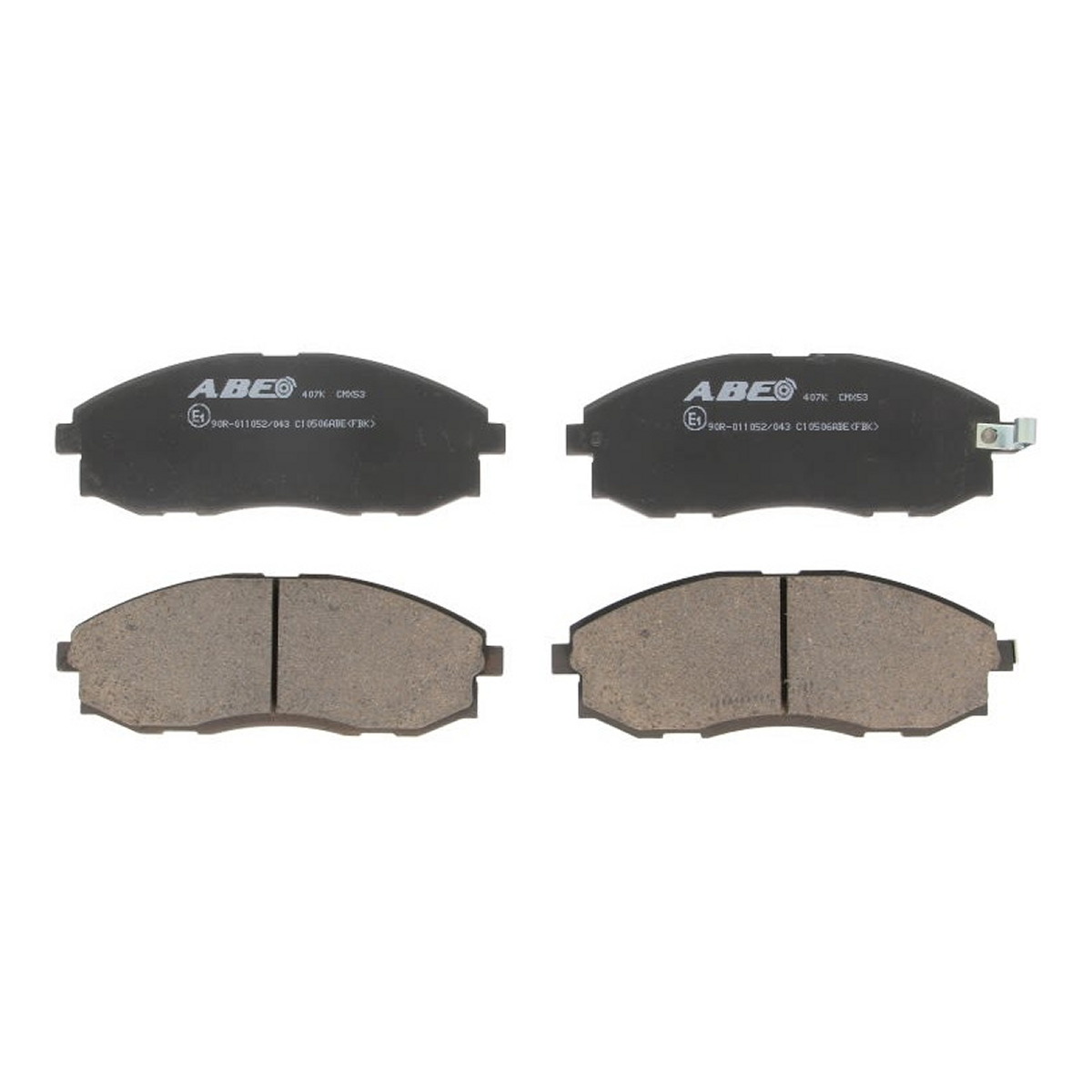 Комплект гальмівних колодок передн , HYUNDAI H-1, H-1 / STAREX, H100 2.4/2.5D/2.6D 06.97-