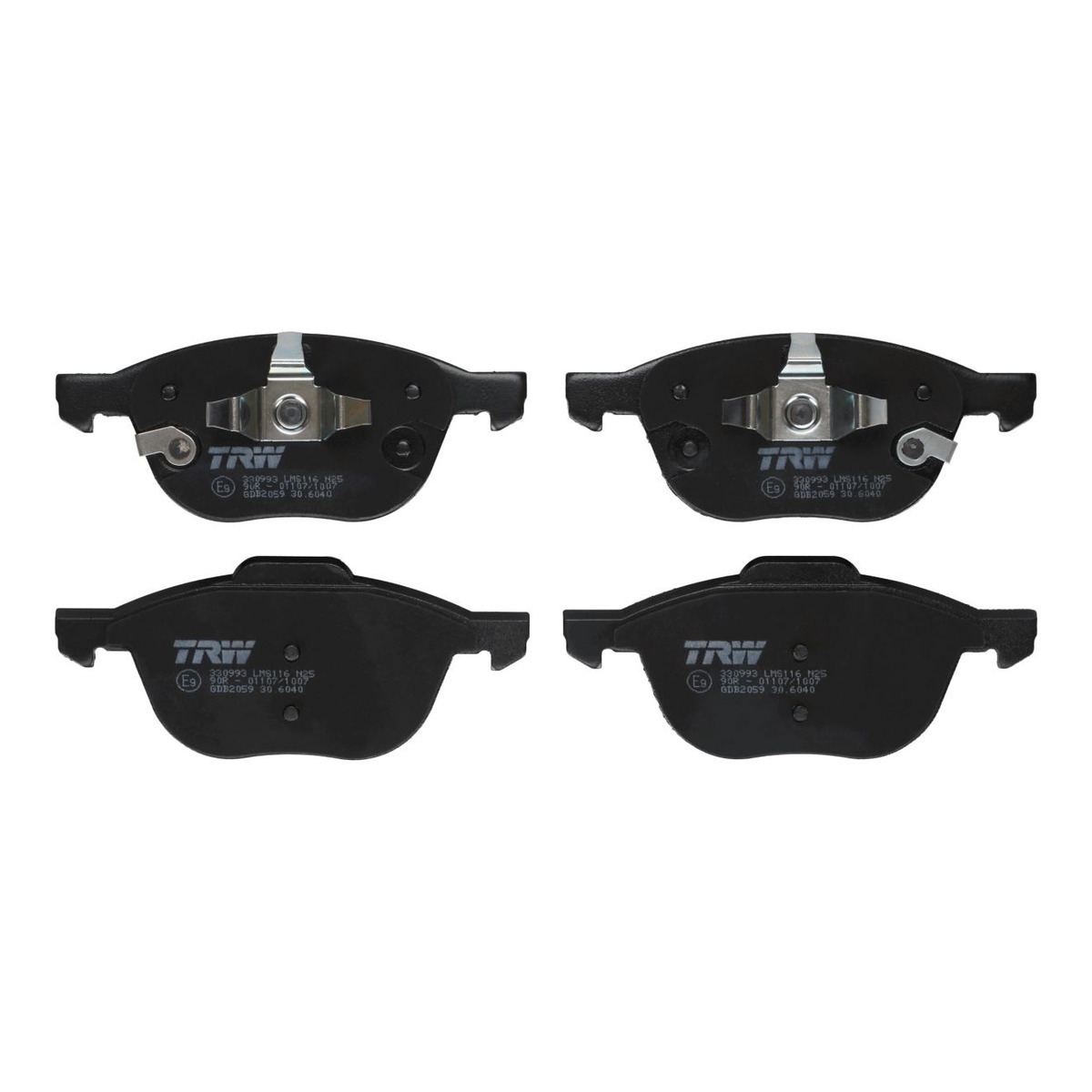 Комплект гальмівних колодок передн , FORD C-MAX, C-MAX II, FOCUS C-MAX, FOCUS II, FOCUS III, GRAND C-MAX 1.0-Electric 10.03-02.20 фото 5