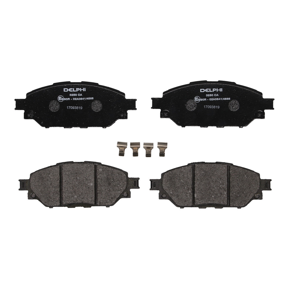 Комплект гальмівних колодок передн , TOYOTA HILUX CHAMP, HILUX VIII 2.4D/2.7/2.8D 05.15- фото 3