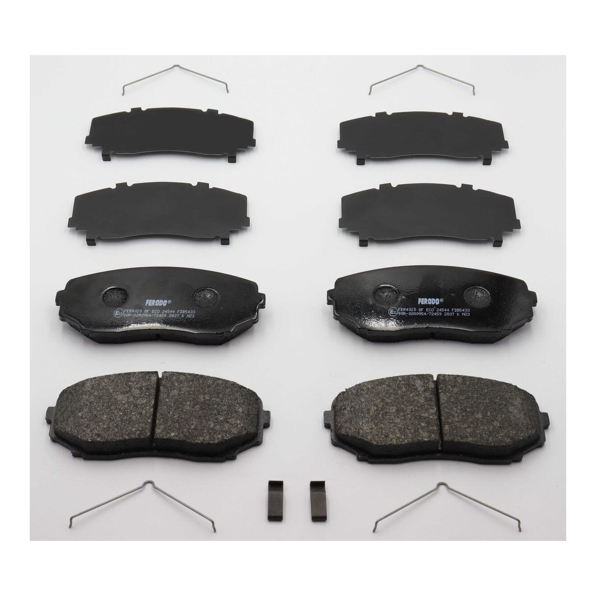 Комплект гальмівних колодок передн , FORD USA EDGE, MAZDA CX-5, CX-7, CX-9, MITSUBISHI ECLIPSE CROSS, GRANDIS, L200 / TRITON, OUTLANDER III, PAJERO PININ I, PAJERO SPORT III 1.5-3.7 10.99- фото 5