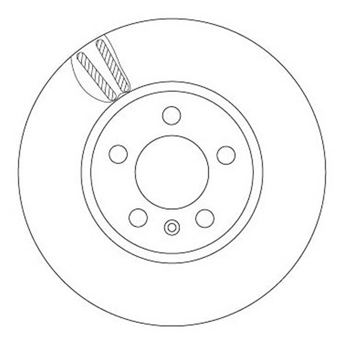 Диск гальмівний передн лів/прав AUDI A1, A1 ALLSTREET, A1 CITY CARVER, SEAT ARONA, IBIZA V, SKODA FABIA IV, KAMIQ, SCALA, VW POLO VI, T-CROSS, TAIGO 1.0-2.0 01.17- фото 4