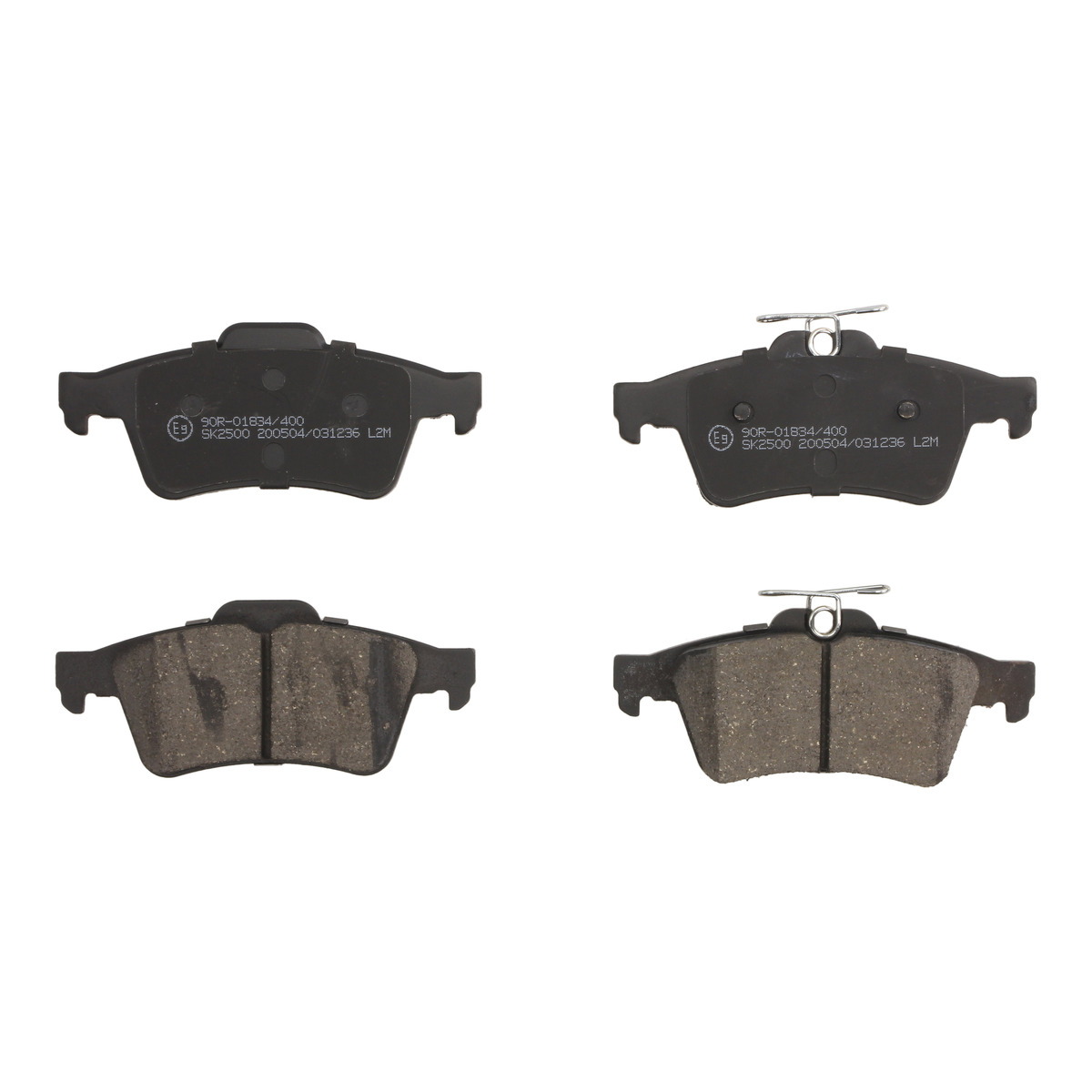 Комплект гальмівних колодок задн , VOLVO C30, C70 II, S40 II, S80 II, V40, V50, CADILLAC BLS, CTS, CTS SPORT, SRX, CHEVROLET VECTRA, CITROEN C4 I, C5 II, C5 III, FIAT CROMA 1.0-Electric 02.98-
