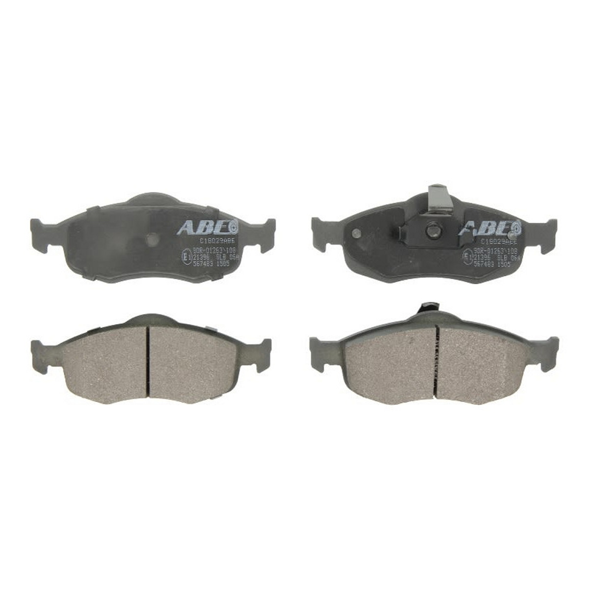 Комплект гальмівних колодок передн , FORD COUGAR, MONDEO I, MONDEO II, SCORPIO I, SCORPIO II, SIERRA II, FORD USA CONTOUR 1.6-2.9 09.86-12.01