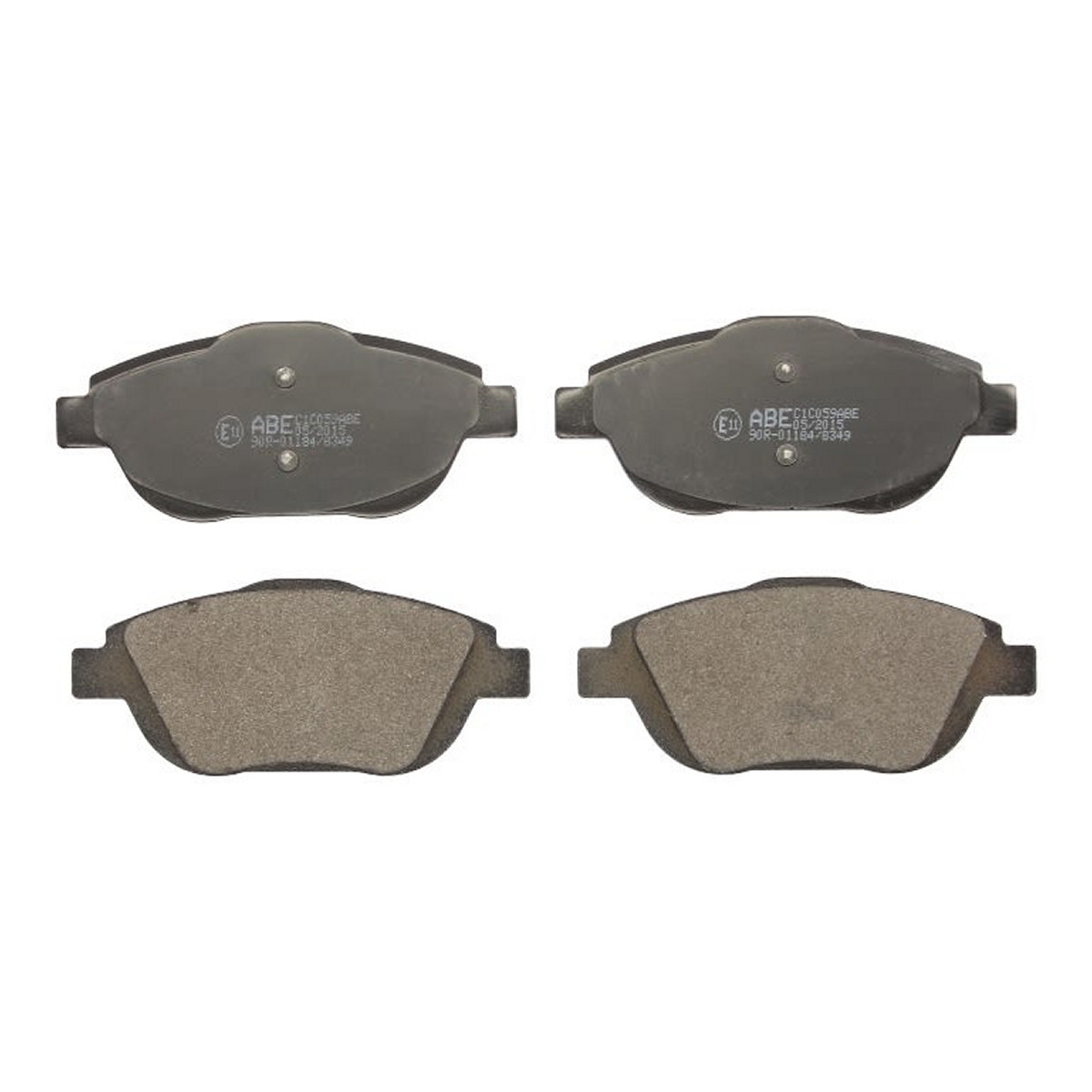 Комплект гальмівних колодок передн , DS DS 3, DS 3 / DS 3, CITROEN C3 AIRCROSS II, C3 II, C3 III, C3 PICASSO, C4 CACTUS, C4 III, C4 X, DS3, FIAT GRANDE PANDA, OPEL CORSA F 1.0-Electric 12.08-