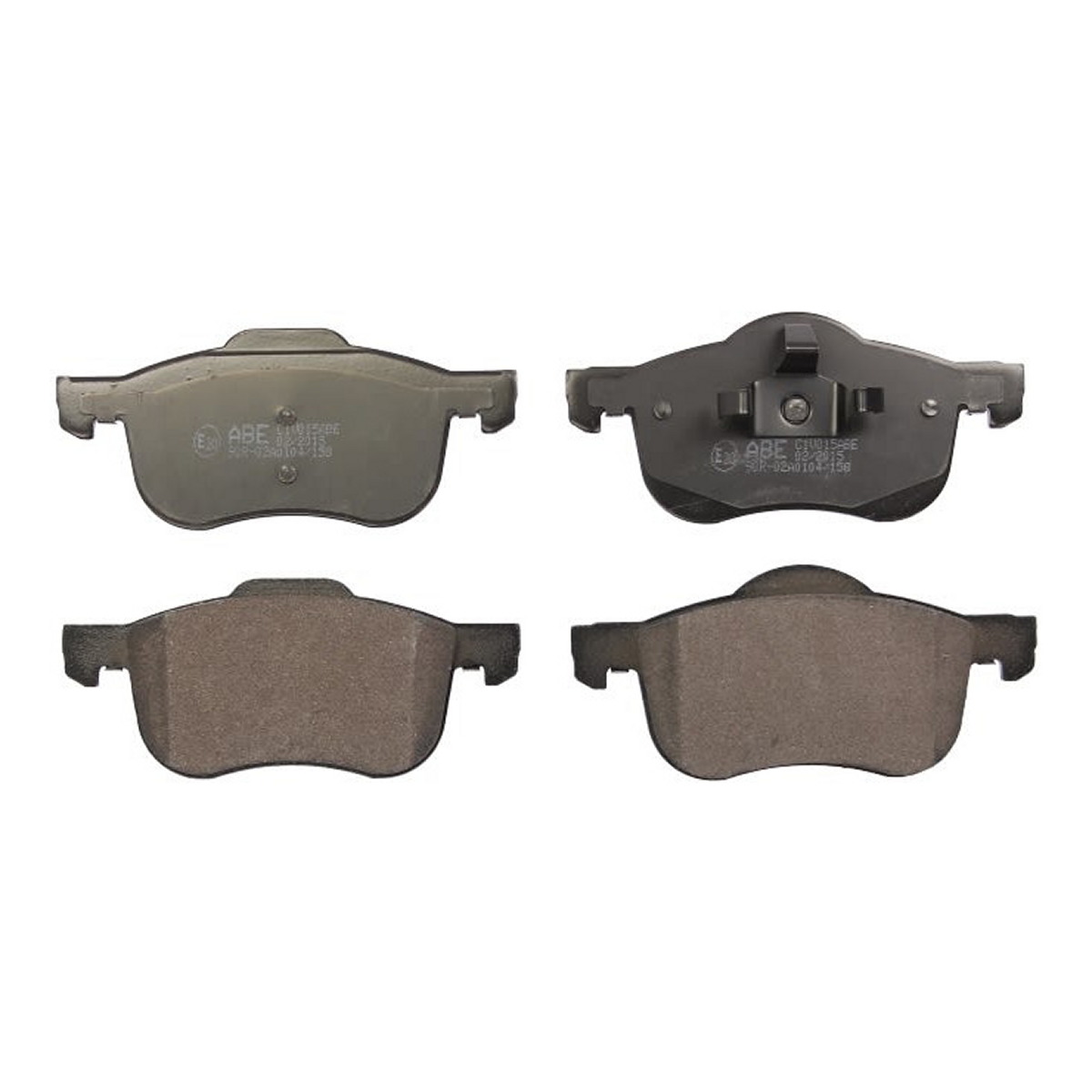 Комплект гальмівних колодок передн , VOLVO S60 I, S70, S80 I, V70 I, V70 II, XC70 I, XC90 I 2.0-3.2 12.95-12.14