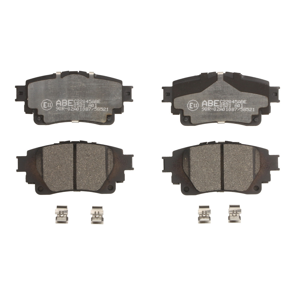 Комплект гальмівних колодок задн , LEXUS LM, NX II, RC, RX, RZ, UX, SUZUKI ACROSS, EVITARA, TOYOTA BZ4X, C-HR+, COROLLA, HIGHLANDER, RAV 4 V, YARIS CROSS 1.5-Electric 08.15-