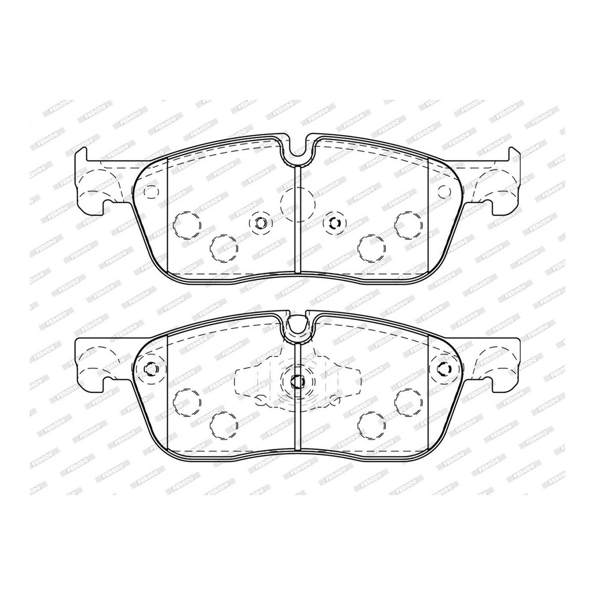 Комплект гальмівних колодок передн , JAGUAR F-PACE, XE, XF II, XF SPORTBRAKE, LAND ROVER RANGE ROVER VELAR 2.0-3.0H 03.15- фото 4