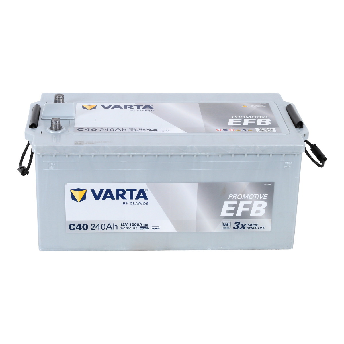 Акумулятор 12В 240Агод./1200А PROMOTIVE EFB (L+ Стандартні клеми) 518x276x242 B00 - без монтажного фланця (Пусковий/EFB) фото 8