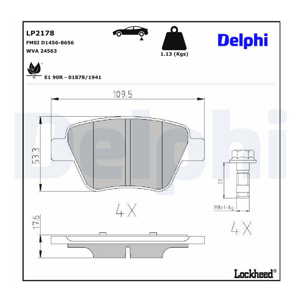 Комплект гальмівних колодок задн , AUDI A1, A3, SEAT ALTEA, ALTEA XL, LEON, SKODA OCTAVIA II, OCTAVIA III, SUPERB II, YETI, VW BEETLE, CADDY III, EOS, GOLF PLUS V 1.2-3.6 02.03-12.20 фото 6