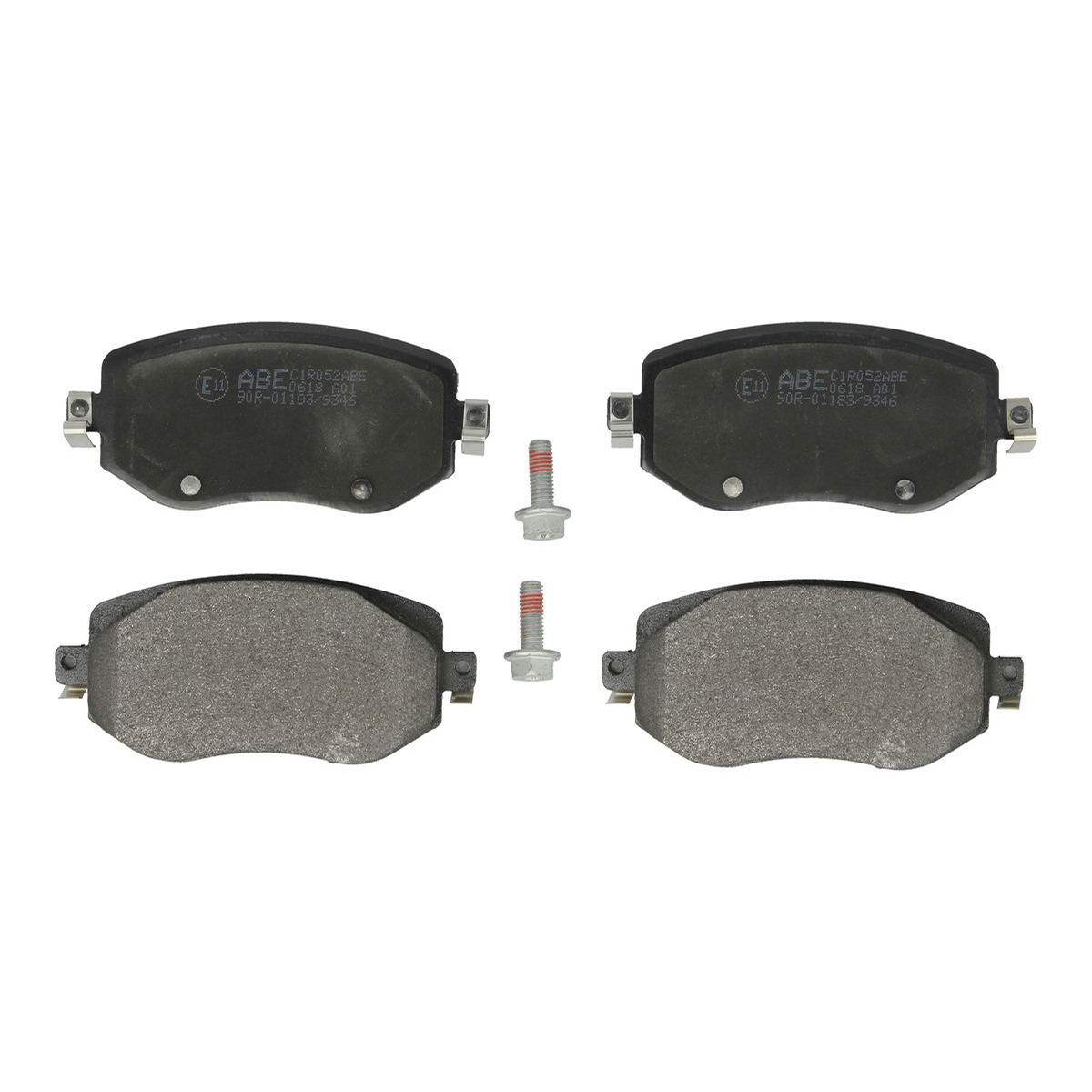 Комплект гальмівних колодок передн , RENAULT MEGANE IV 1.0-1.8 11.15-