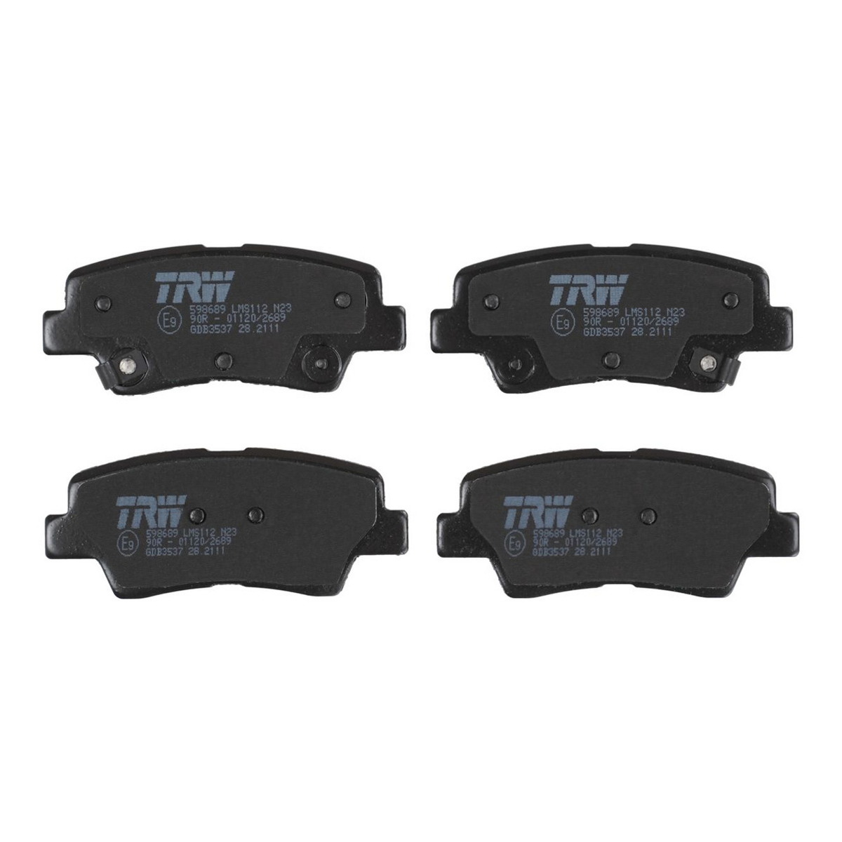 Комплект гальмівних колодок задн , HYUNDAI ACCENT IV, I10 II, I10 III, I20 ACTIVE, I20 II, I30, I40 I, I40 I CW, IONIQ, KONA, SOLARIS, TUCSON, VELOSTER, KIA CARENS IV, CEE'D 1.0-Electric 06.10- фото 9