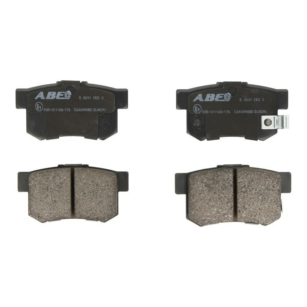 Комплект гальмівних колодок задн , ACURA RL, RSX, TL, HONDA ACCORD IV, ACCORD IX, ACCORD V, ACCORD VI, ACCORD VII, ACCORD VIII, CITY IV, CIVIC III, CIVIC IV, CIVIC IX, CIVIC VI 1.2-3.7 03.86-