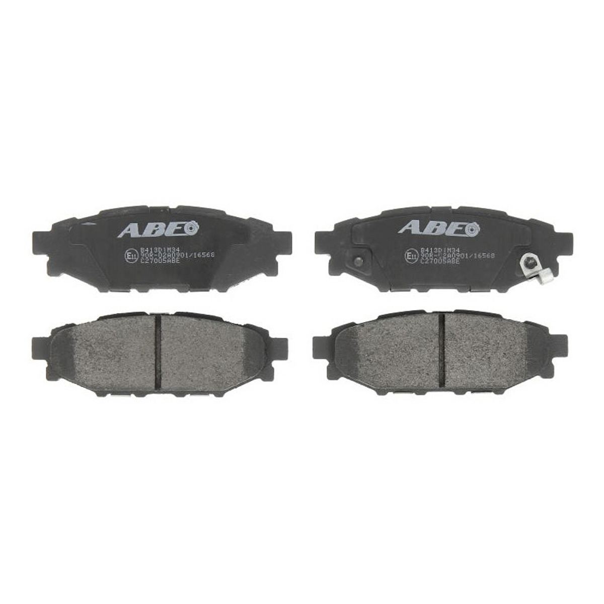 Комплект гальмівних колодок задн , PORSCHE 911, SUBARU BRZ, FORESTER, IMPREZA, LEGACY III, LEGACY IV, LEGACY V, OUTBACK, TRIBECA, WRX, XV, TOYOTA GT 86 1.5-3.6 07.77-