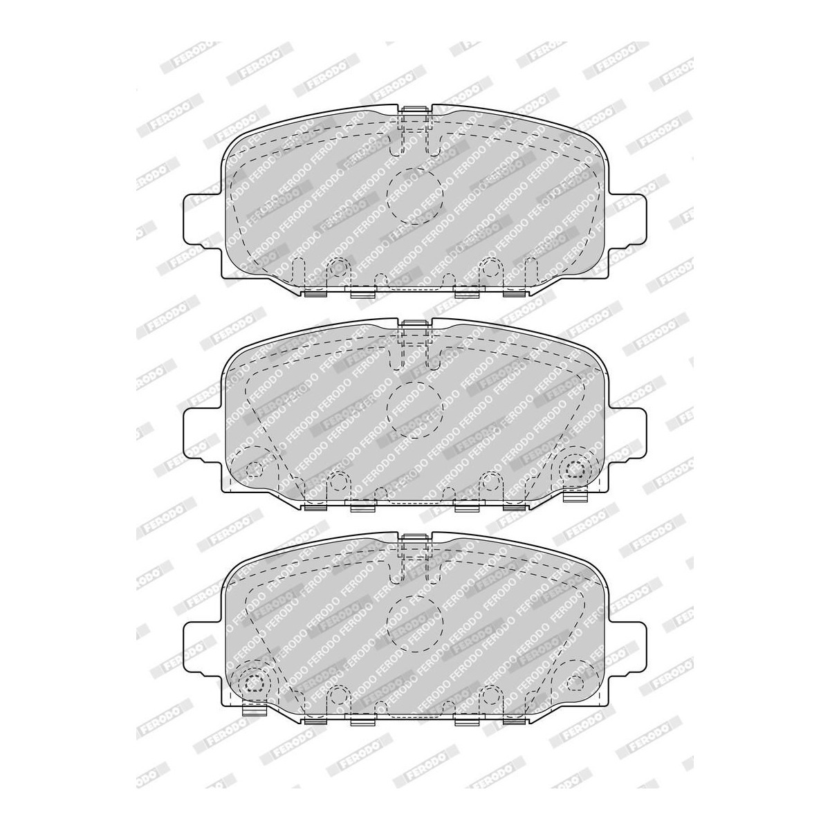 Комплект гальмівних колодок задн , CHRYSLER 200, JEEP CHEROKEE, COMPASS 1.4-3.2 11.13- фото 4