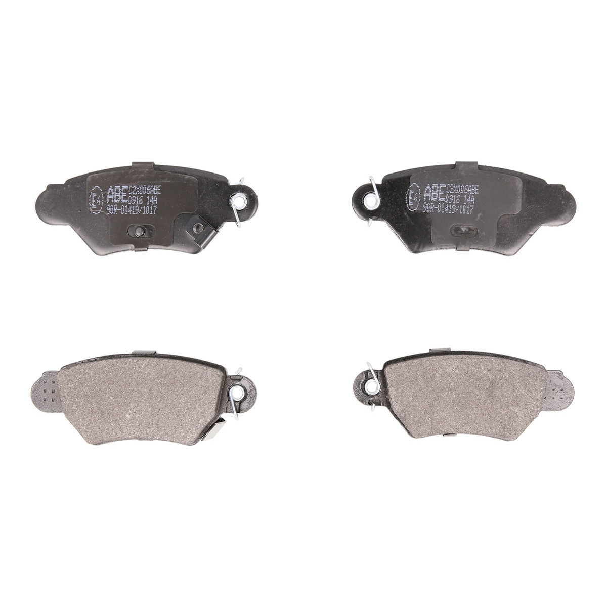 Комплект гальмівних колодок задн , CHEVROLET ASTRA, CORSA, VIVA, ZAFIRA, OPEL ASTRA G, ASTRA G CLASSIC, COMBO TOUR, CORSA C, ZAFIRA A 1.2-2.2D 08.94-07.12