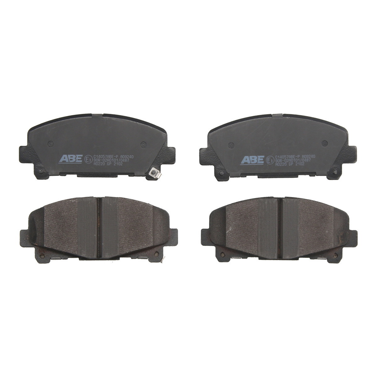 Комплект гальмівних колодок передн , ACURA TLX, HONDA ACCORD IX, ACCORD VIII 2.0-3.5 06.08-