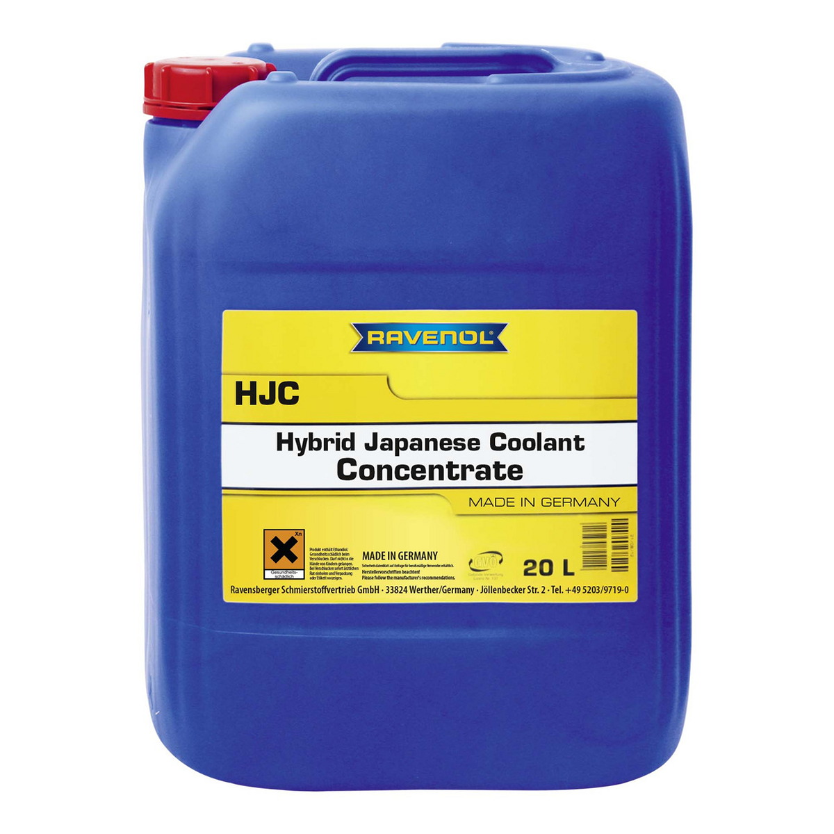 Концентрат антифризу (тип охолоджувача G11/G48) (20L, 1:1=-37/150°C), зелений, стандартний: FORD VC-10-A, FORD WSS-M97B55, HONDA 08CLAG010S0, HYUNDAI 00232-19010, HYUNDAI 07100-00200, HYUNDAI 07100-00 фото 3
