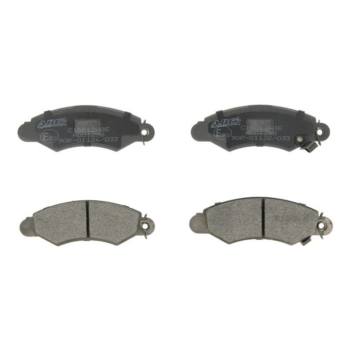 Комплект гальмівних колодок передн , SUBARU JUSTY II, SUZUKI SWIFT II, WAGON R 1.0/1.3 03.89-12.05