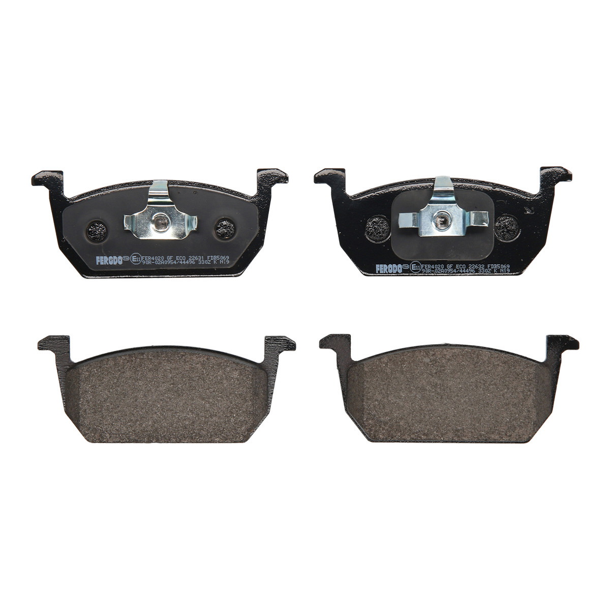 Комплект гальмівних колодок передн , AUDI A1, A1 ALLSTREET, A1 CITY CARVER, SEAT ARONA, IBIZA V, LEON, LEON SC, LEON ST, SKODA FABIA IV, KAMIQ, SCALA, VW POLO VI, T-CROSS, TAIGO 1.0-2.0D 09.12- фото 4