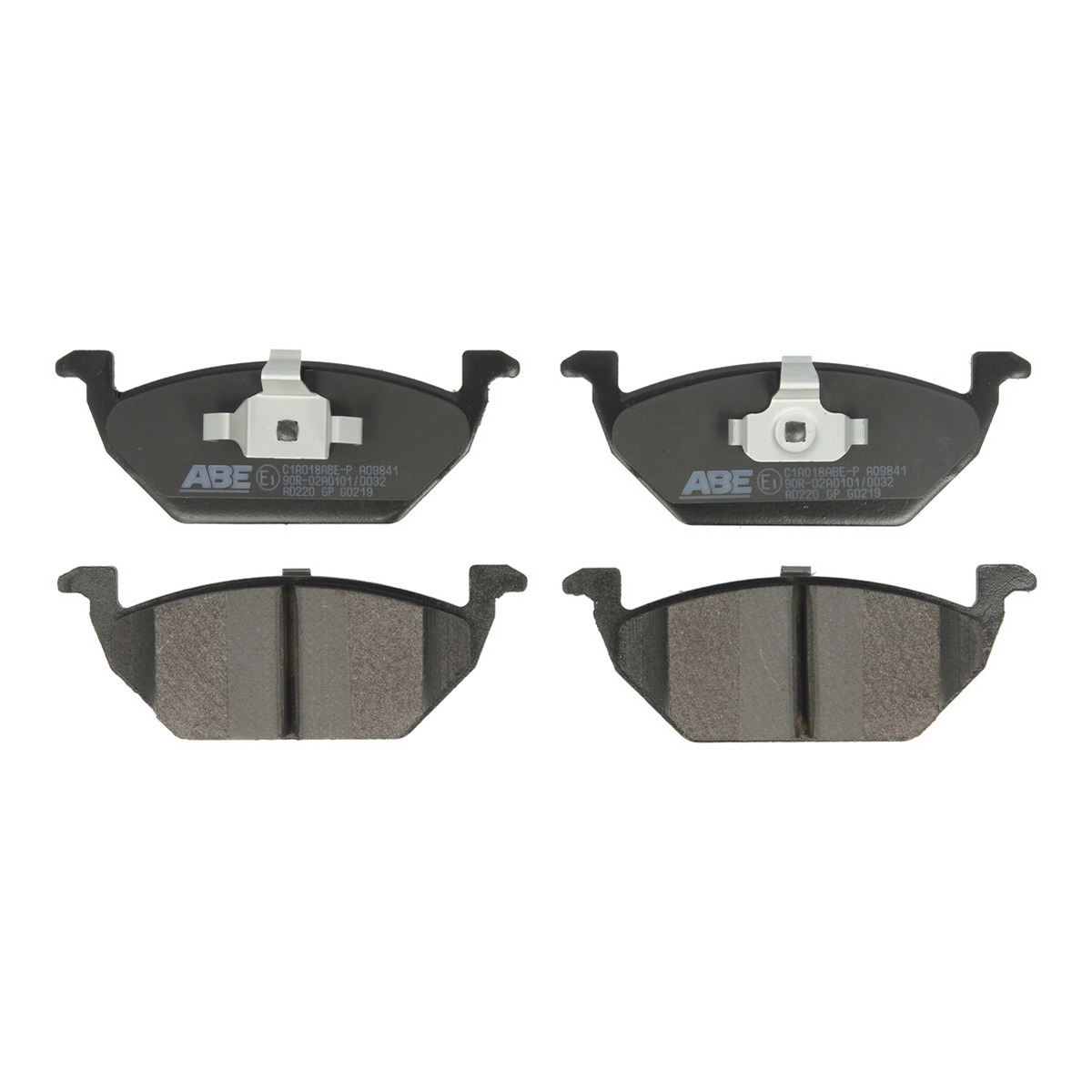 Комплект гальмівних колодок передн , AUDI A1, A1 ALLSTREET, A2, A3, SEAT ALTEA, ALTEA XL, CORDOBA, IBIZA III, IBIZA IV, IBIZA IV SC, IBIZA IV ST, LEON, TOLEDO I, TOLEDO II 1.0-Electric 05.91-