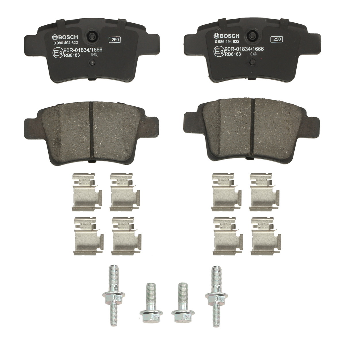 Комплект гальмівних колодок задн , CITROEN C4 GRAND PICASSO I, C4 PICASSO I 1.6-2.0D 10.06-12.13 фото 7