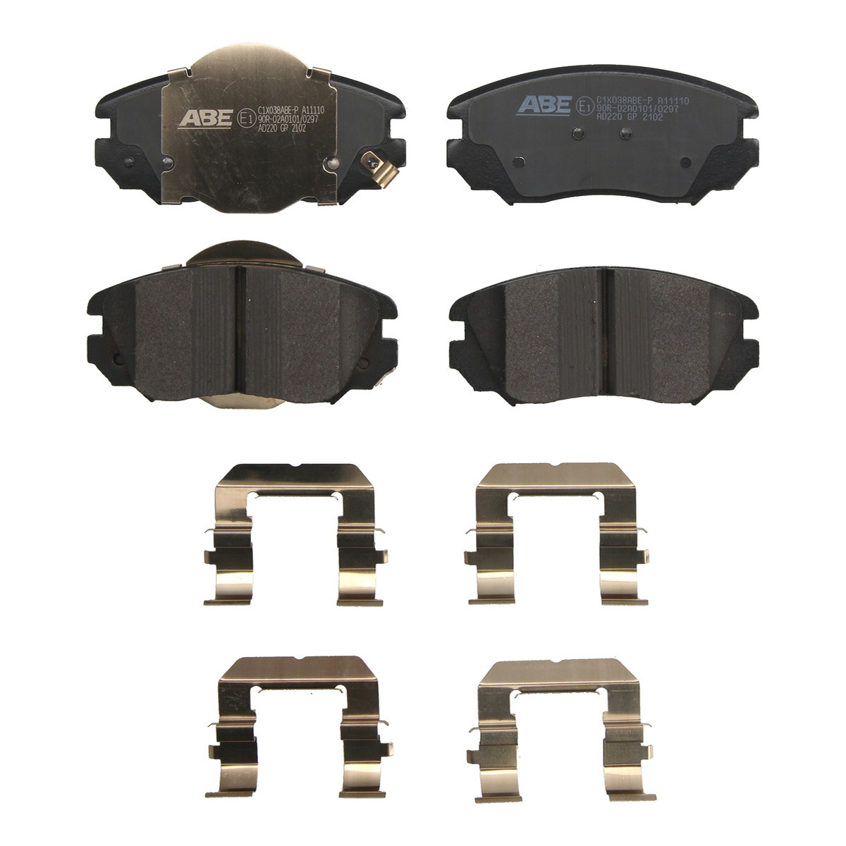 Комплект гальмівних колодок передн , BUICK LA CROSSE, CHEVROLET EQUINOX, MALIBU, OPEL INSIGNIA A, INSIGNIA A COUNTRY, SAAB 9-5 1.4-3.6 07.08-