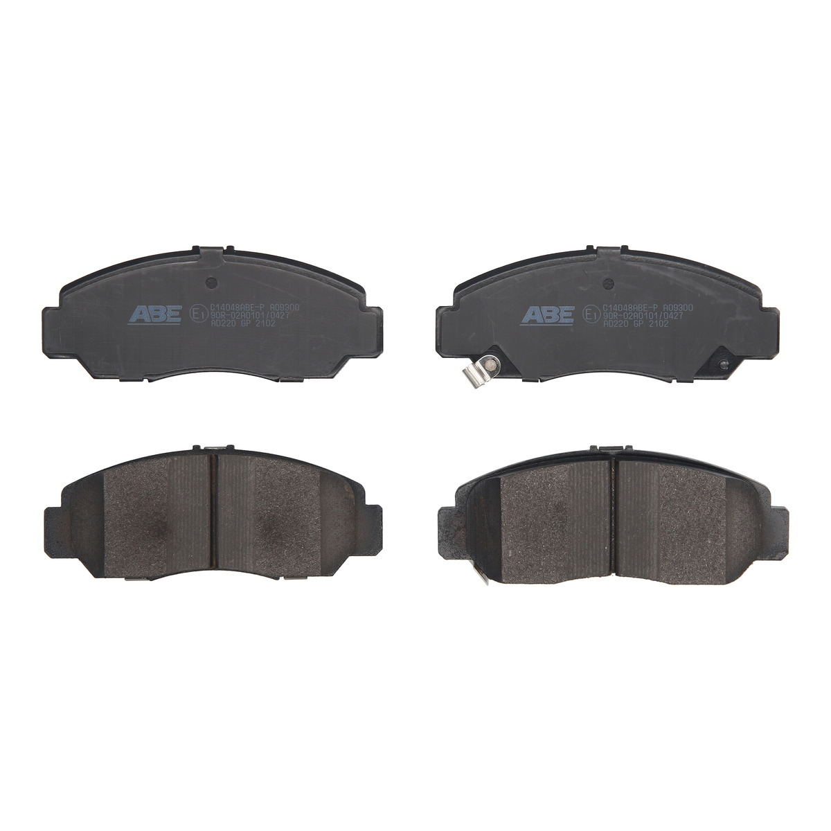 Комплект гальмівних колодок передн , HONDA ACCORD IV, ACCORD IX, ACCORD VII, ACCORD VIII, CIVIC IX, CIVIC VII, CIVIC VIII, CR-V I, CR-V II, CR-Z, CROSSROAD, FR-V, JAZZ II, ODYSSEY 1.3-3.5 10.91-