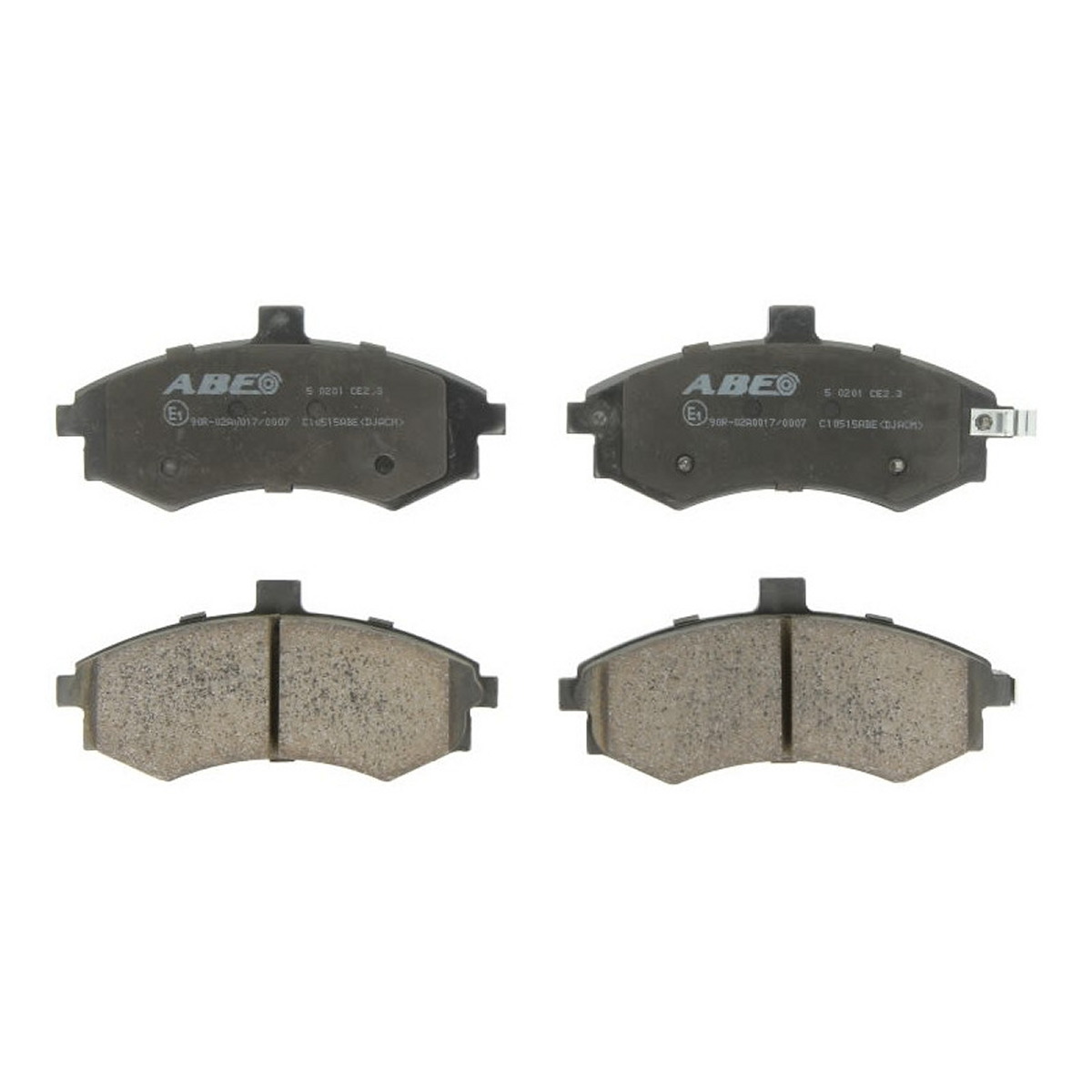Комплект гальмівних колодок передн , HYUNDAI ELANTRA III, MATRIX, KIA CERATO I 1.5D-2.0D 06.00-08.10