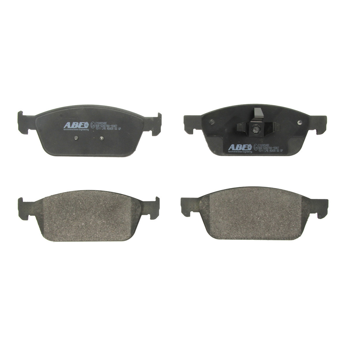 Комплект гальмівних колодок передн , FORD C-MAX II, FOCUS III, KA+ III, KUGA II, KUGA III, TOURNEO CONNECT V408 NADWOZIE WIELKO, TRANSIT CONNECT, TRANSIT CONNECT V408, TRANSIT V363 1.0-2.5 07.12-