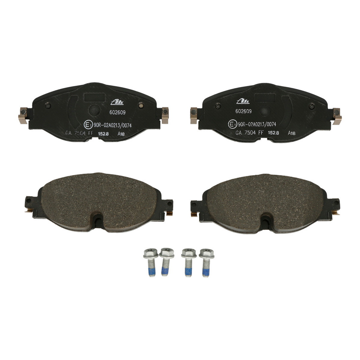 Комплект гальмівних колодок передн , AUDI A1, A1 ALLSTREET, A1 CITY CARVER, A3, Q2, Q3, TT, FORD TOURNEO CONNECT V761 NADWOZIE WIELKO, SKODA KAROQ, KODIAQ I, OCTAVIA III 1.0-Electric 08.11- фото 4
