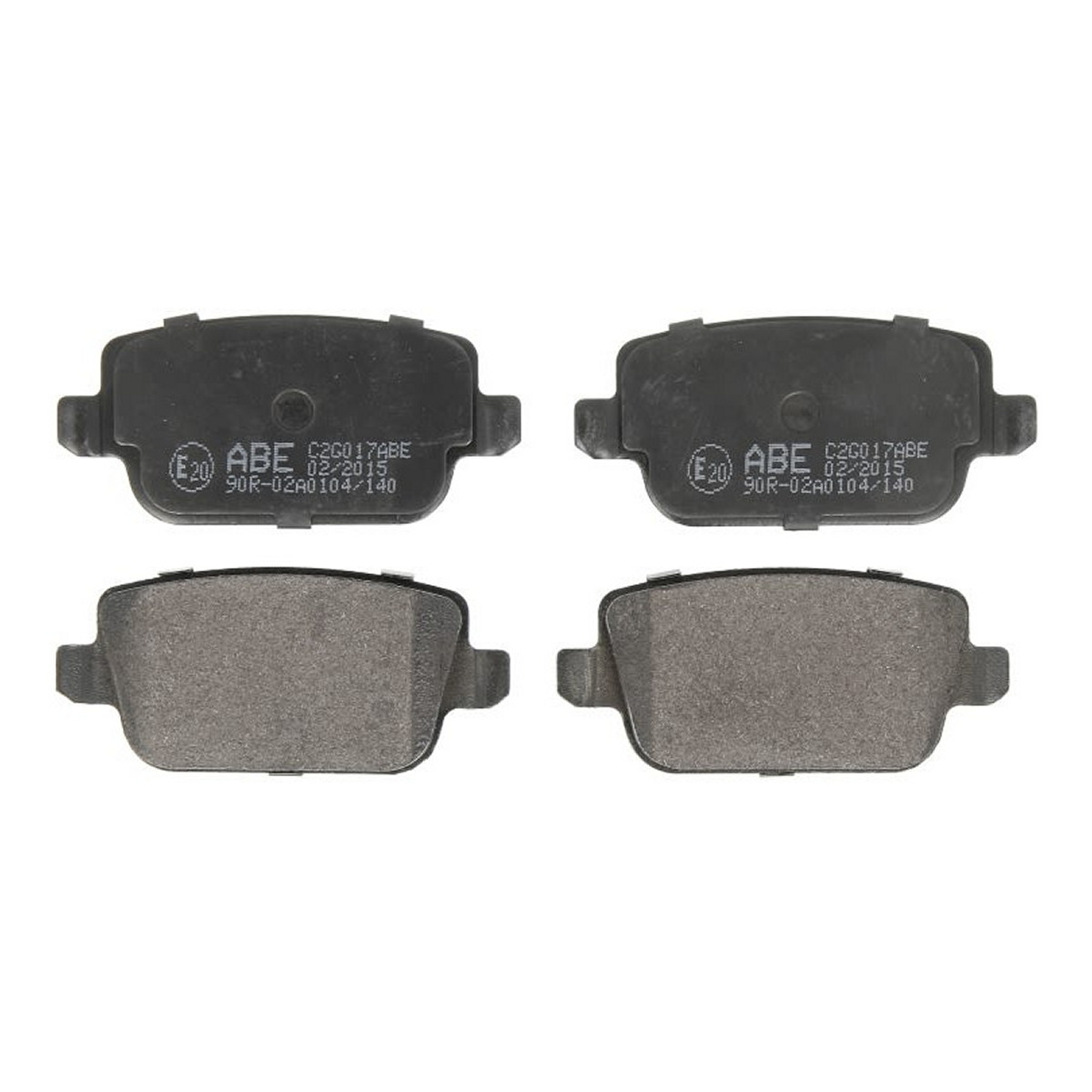 Комплект гальмівних колодок задн , VOLVO S80 II, V70 II, V70 III, XC70 I, XC70 II, FORD FIESTA VI, FOCUS II, GALAXY II, GALAXY MK II, KUGA I, MONDEO IV, MONDEO V, S-MAX 1.4D-4.4 01.01-04.17