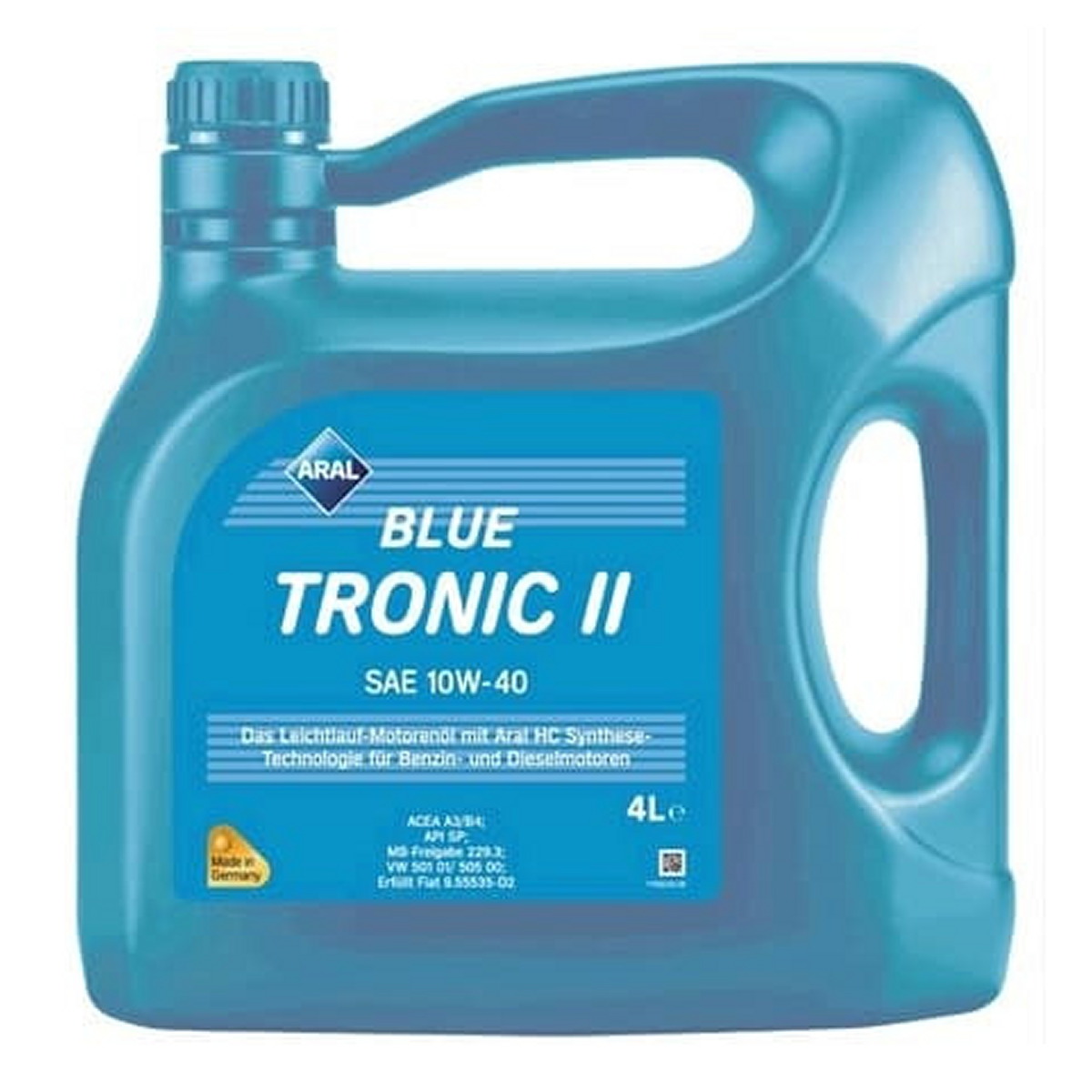 Моторна олива (4L +) 10W40 API SP, ACEA A3, B4, MB 229.3, VW 501.01, VW 505.00