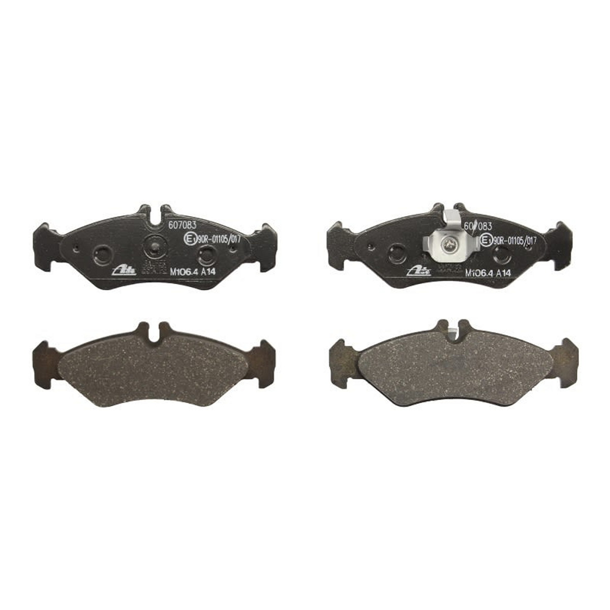 Комплект гальмівних колодок задн , MERCEDES SPRINTER 2-T (B901, B902), VW LT 28-35 II, LT 28-46 II 2.1D-2.9D 01.95-07.06