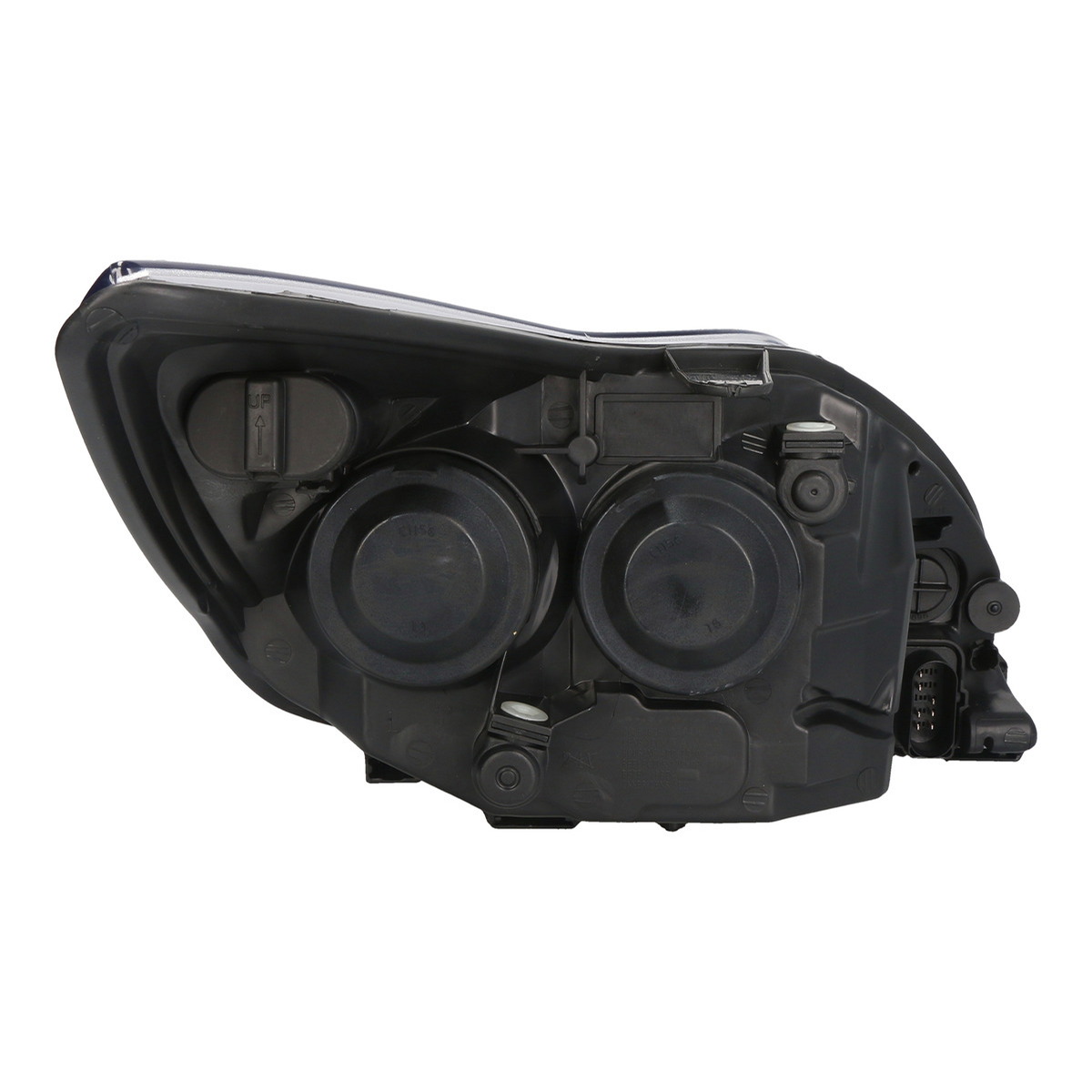 Фара лів (H1/H7, електричн, з мотором, колір відбивача: хром) FORD FOCUS II 02.08-09.12 фото 4