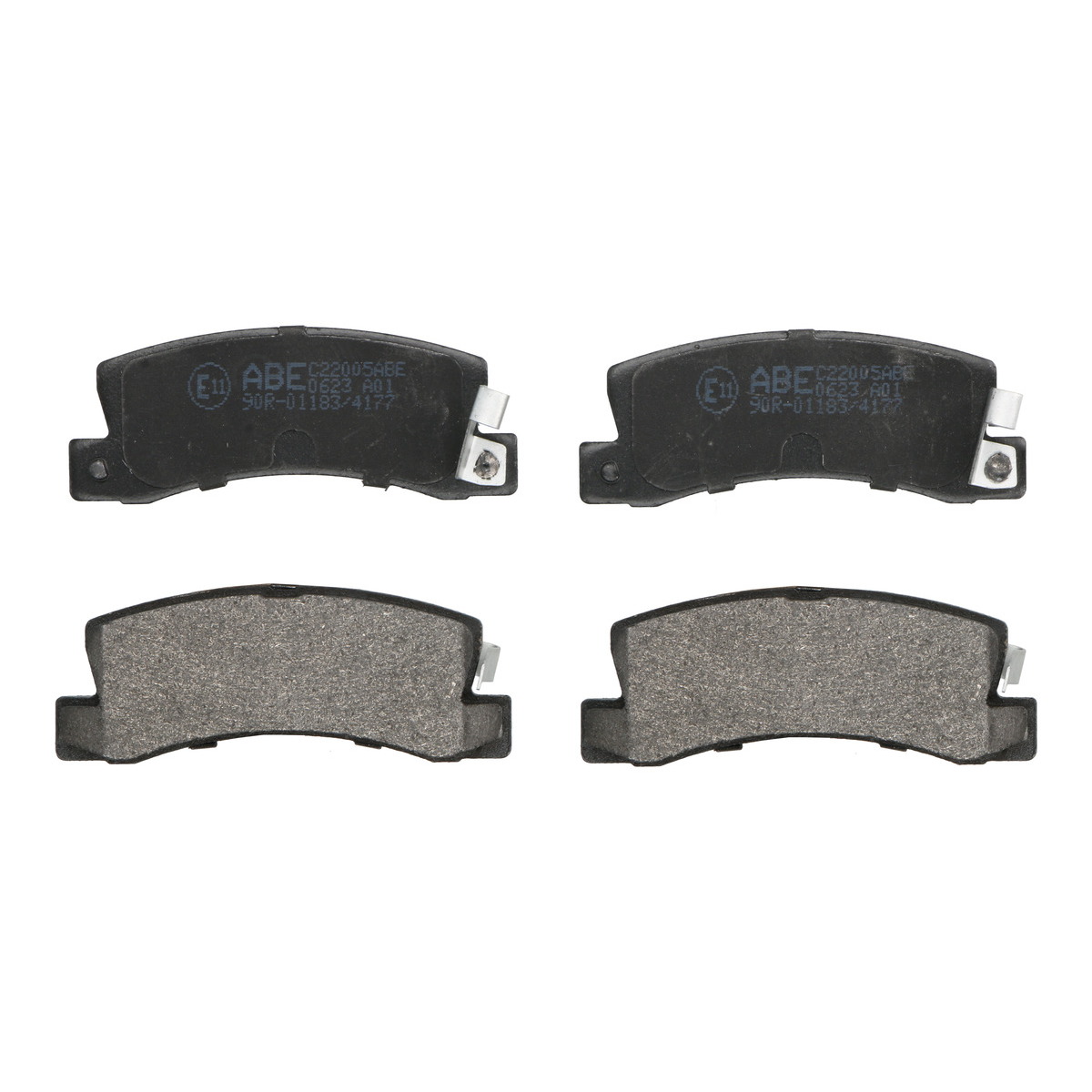Комплект гальмівних колодок задн , GEO STORM, LEXUS ES, RX, TOYOTA AVENSIS, CALDINA, CAMRY, CARINA E VI, CARINA IV, CARINA V, CELICA, CHASER, COROLLA, COROLLA FX, CORONA, CRESSIDA 1.3-3.5 08.81-