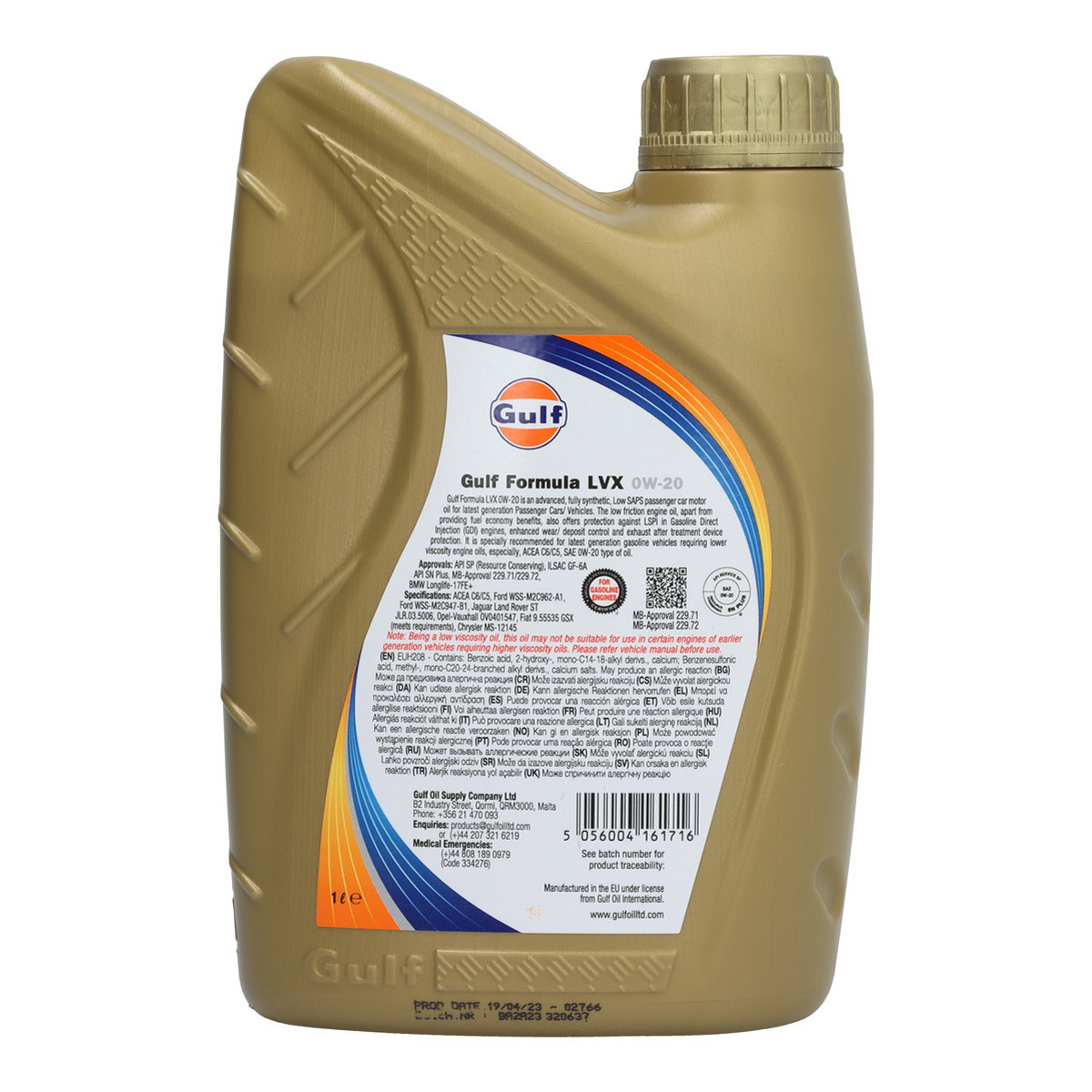 Моторна олива FORMULA (1L) 0W20 ,API ILSAC GF-6A, SN+, SP, ACEA C5, C6, BMW LL-17 FE+, CHRYSLER MS-12145, FIAT 9.55535 GSX, FORD M2C947 B1, FORD M2C962 A1, JAGUAR 03.5006, LAND ROVER 03.5006, MB 229.7 фото 4