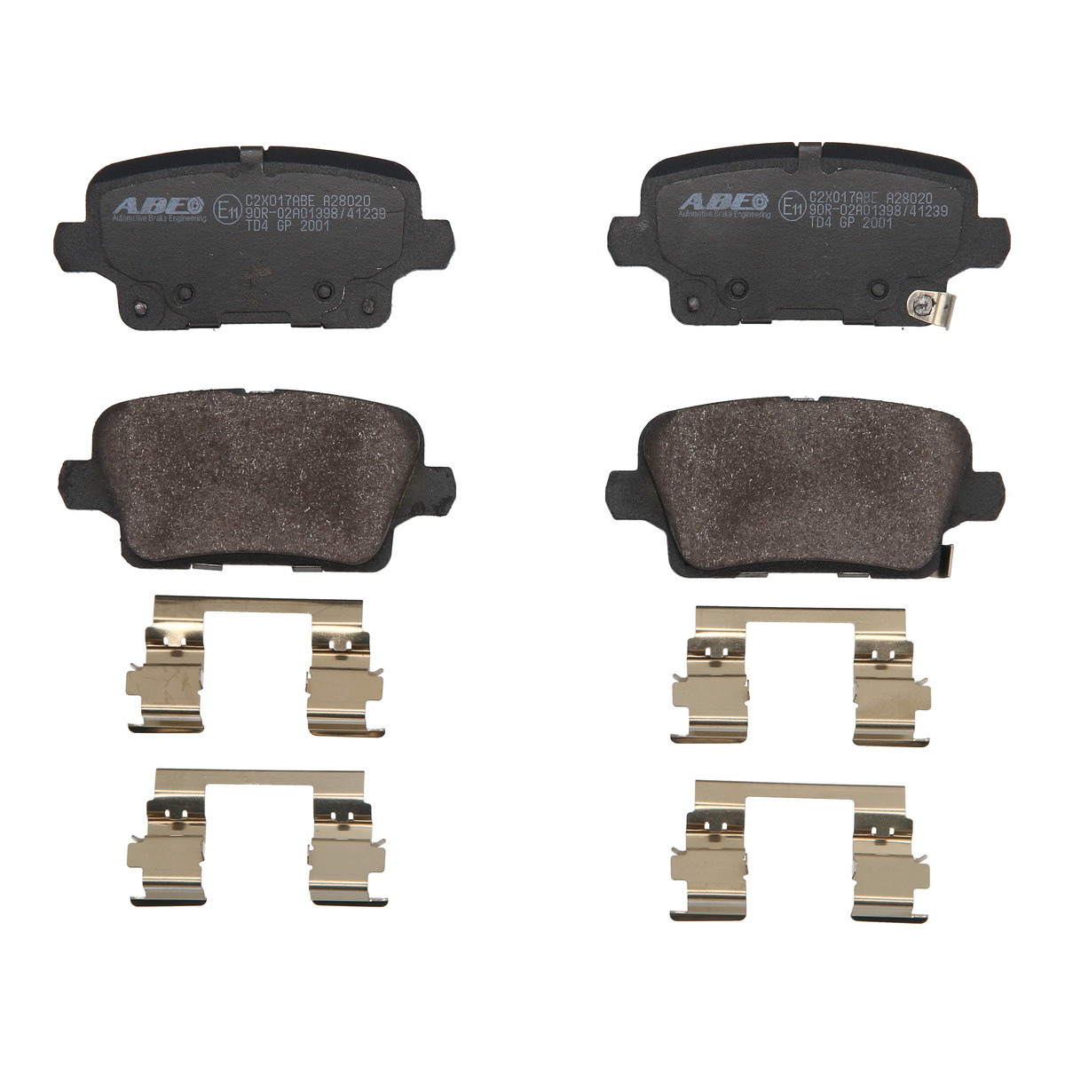 Комплект гальмівних колодок задн , OPEL INSIGNIA B, INSIGNIA B COUNTRY, INSIGNIA B GRAND SPORT 1.5-2.0D 03.17-