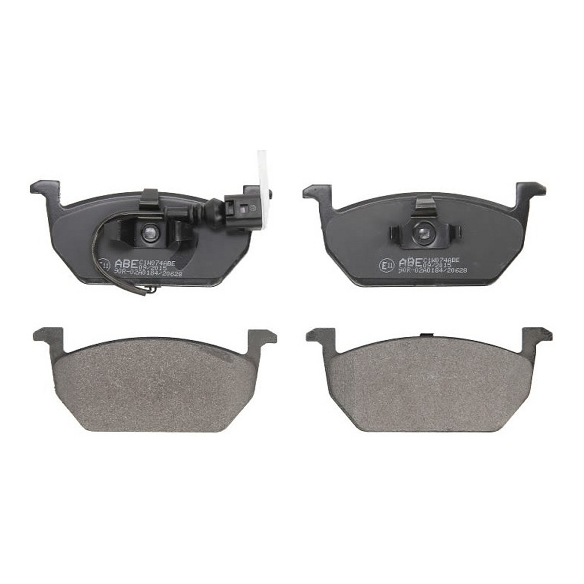 Комплект гальмівних колодок передн , AUDI A3, TT, SEAT ATECA, LEON, LEON SC, LEON SPORTSTOURER, LEON ST, SKODA OCTAVIA III, SCALA, SUPERB III, VW GOLF ALLTRACK VII 1.0-Electric 08.12-