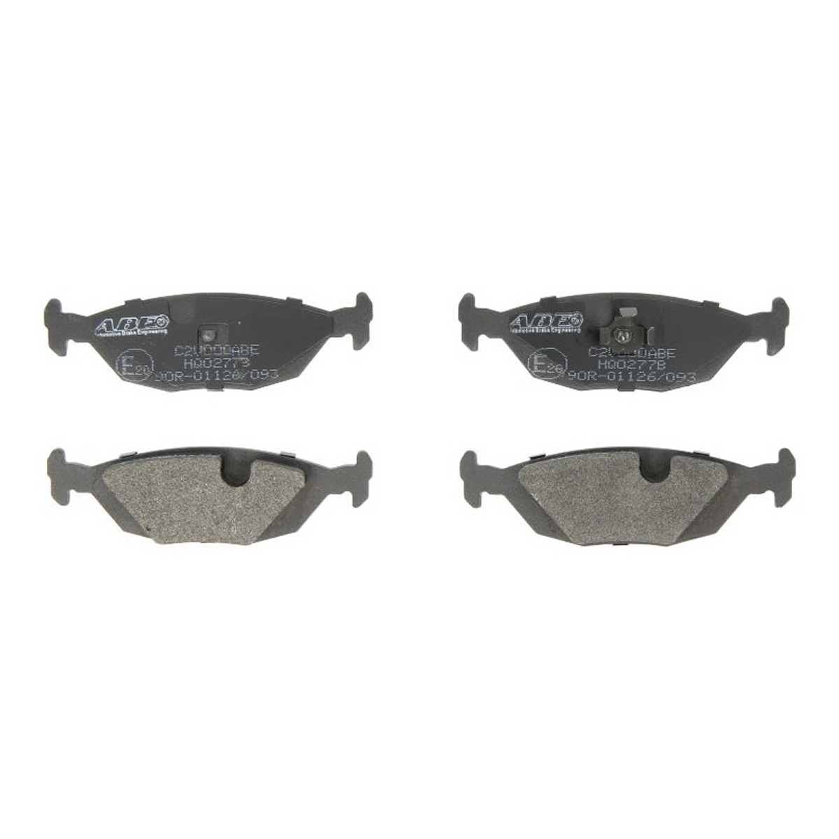 Комплект гальмівних колодок задн , VOLVO 440, 460, 480, OPEL KADETT A, SAAB 9-5, 900 I, 9000 1.0-3.0 09.62-08.05