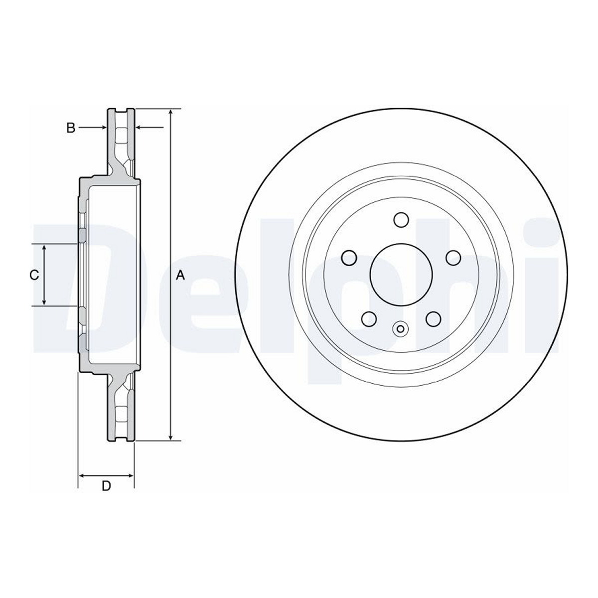 Диск гальмівний задн лів/прав TESLA MODEL S Electric 09.12-04.26 фото 4