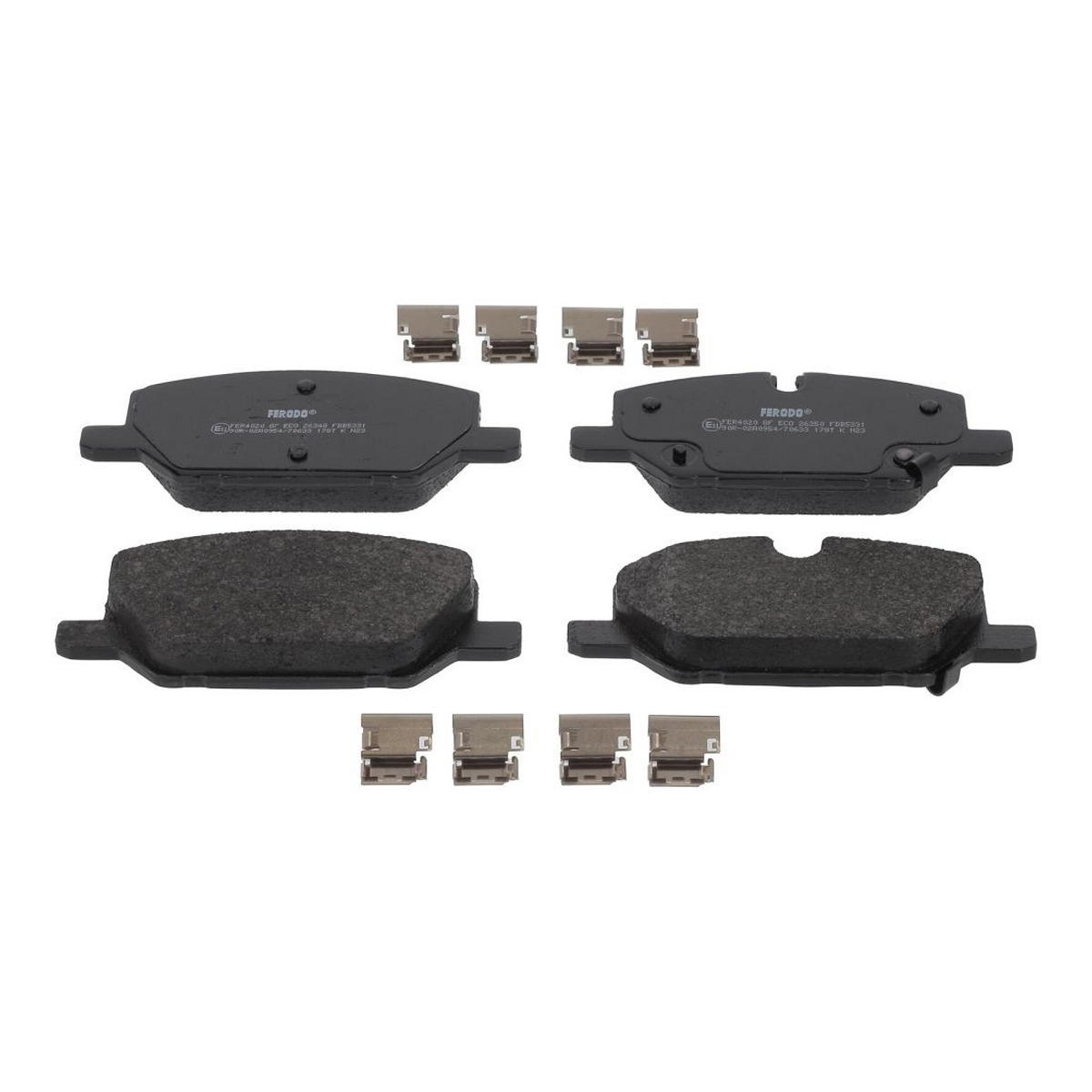 Комплект гальмівних колодок передн , OPEL INSIGNIA B, INSIGNIA B COUNTRY, INSIGNIA B GRAND SPORT 1.5-2.0D 03.17- фото 3